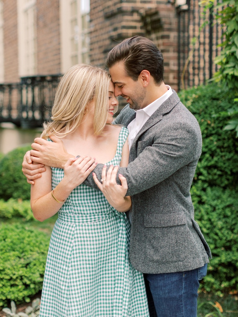 Monument Avenue Richmond Engagement Photo