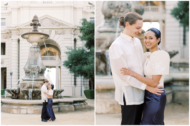 Pasadena City Hall engagement photo