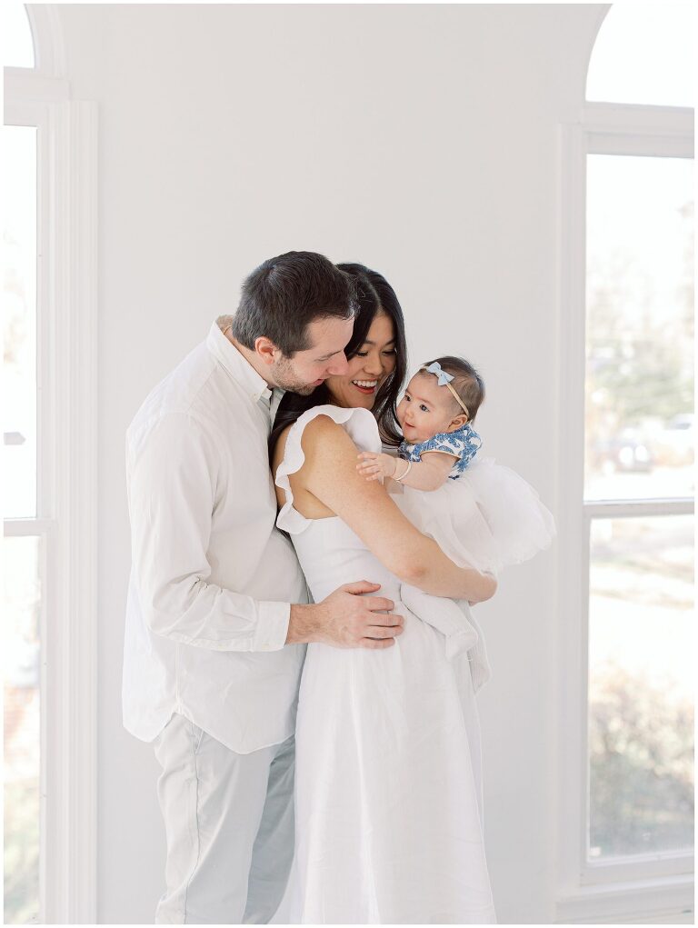 Washington DC indoor studio family photography session