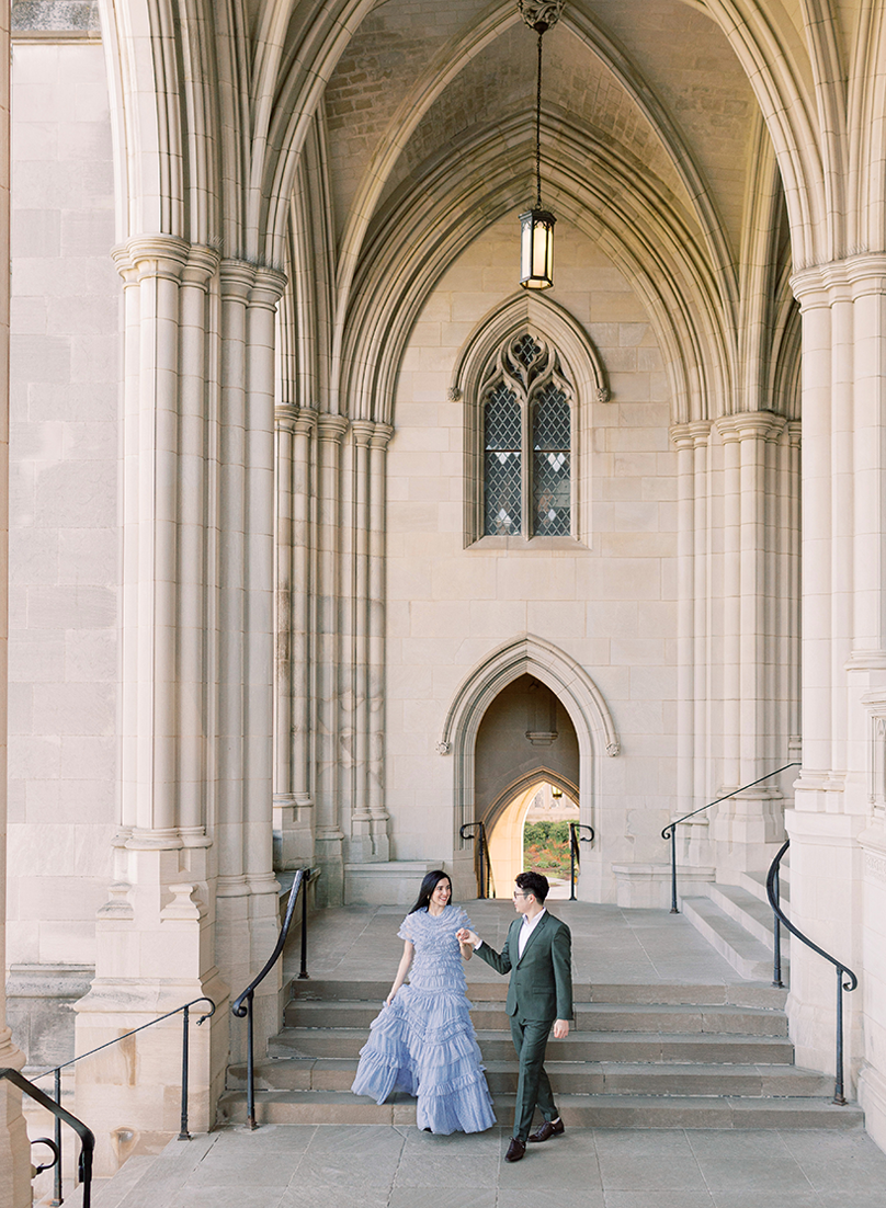 National Cathedral Engagement Photo