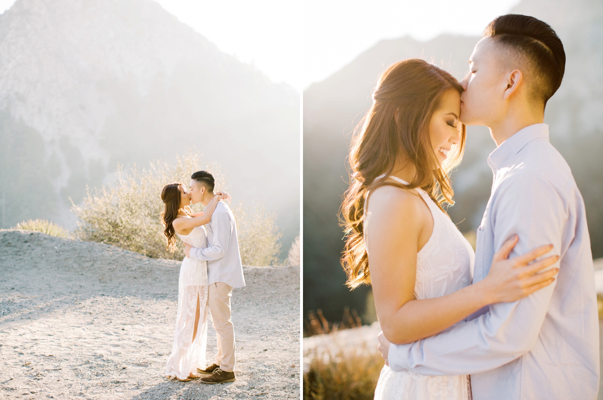 Angeles Crest Highway Los Angeles Mountain Engagement Photo