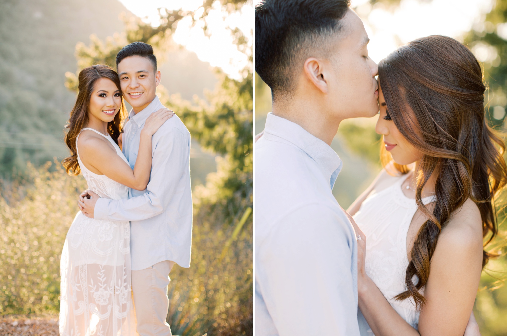 Angeles Crest Highway Los Angeles Mountain Engagement Photo