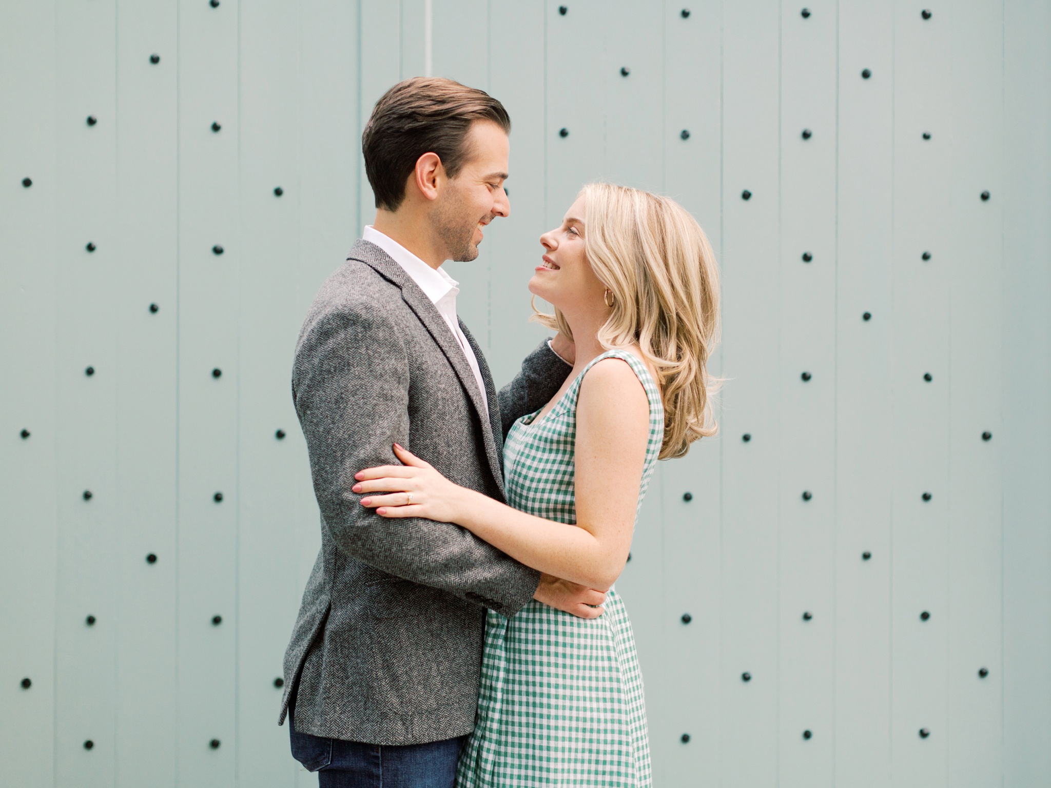 Monument Avenue Richmond Engagement Photo