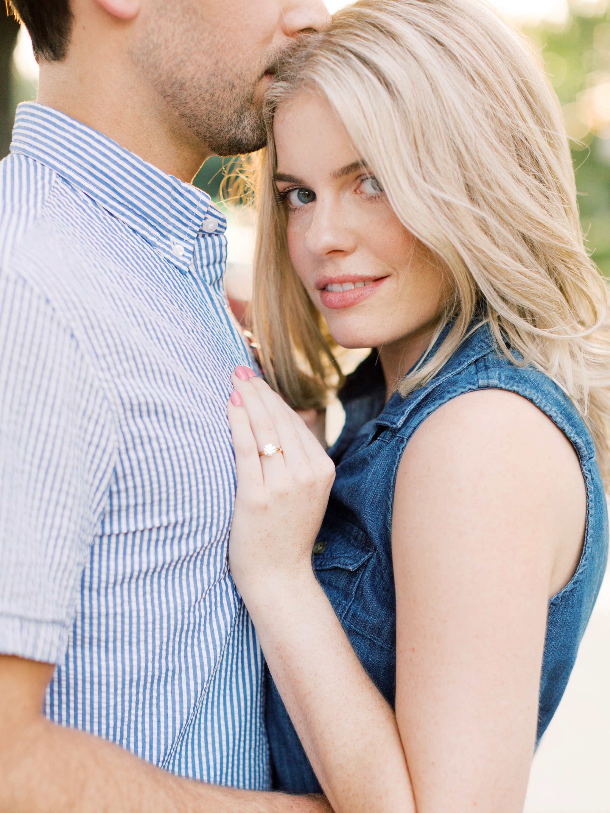 Monument Avenue Richmond Engagement Photo