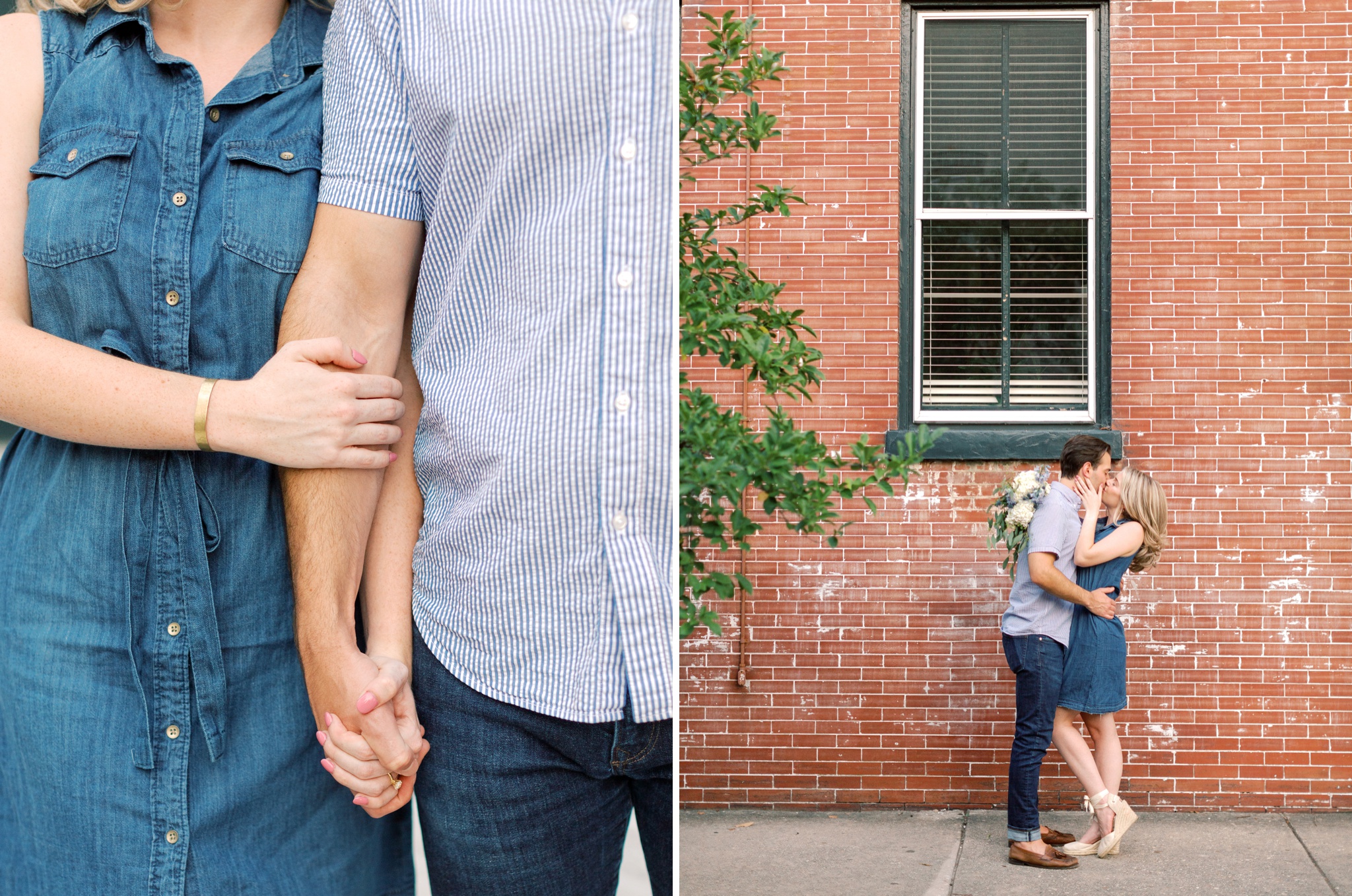 Monument Avenue Richmond Engagement Photo