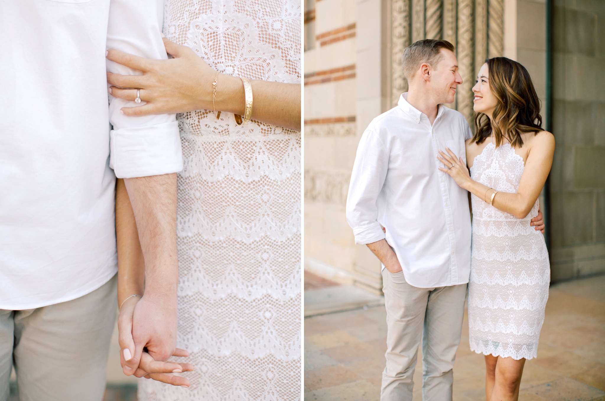 UCLA Los Angeles Engagement Photo