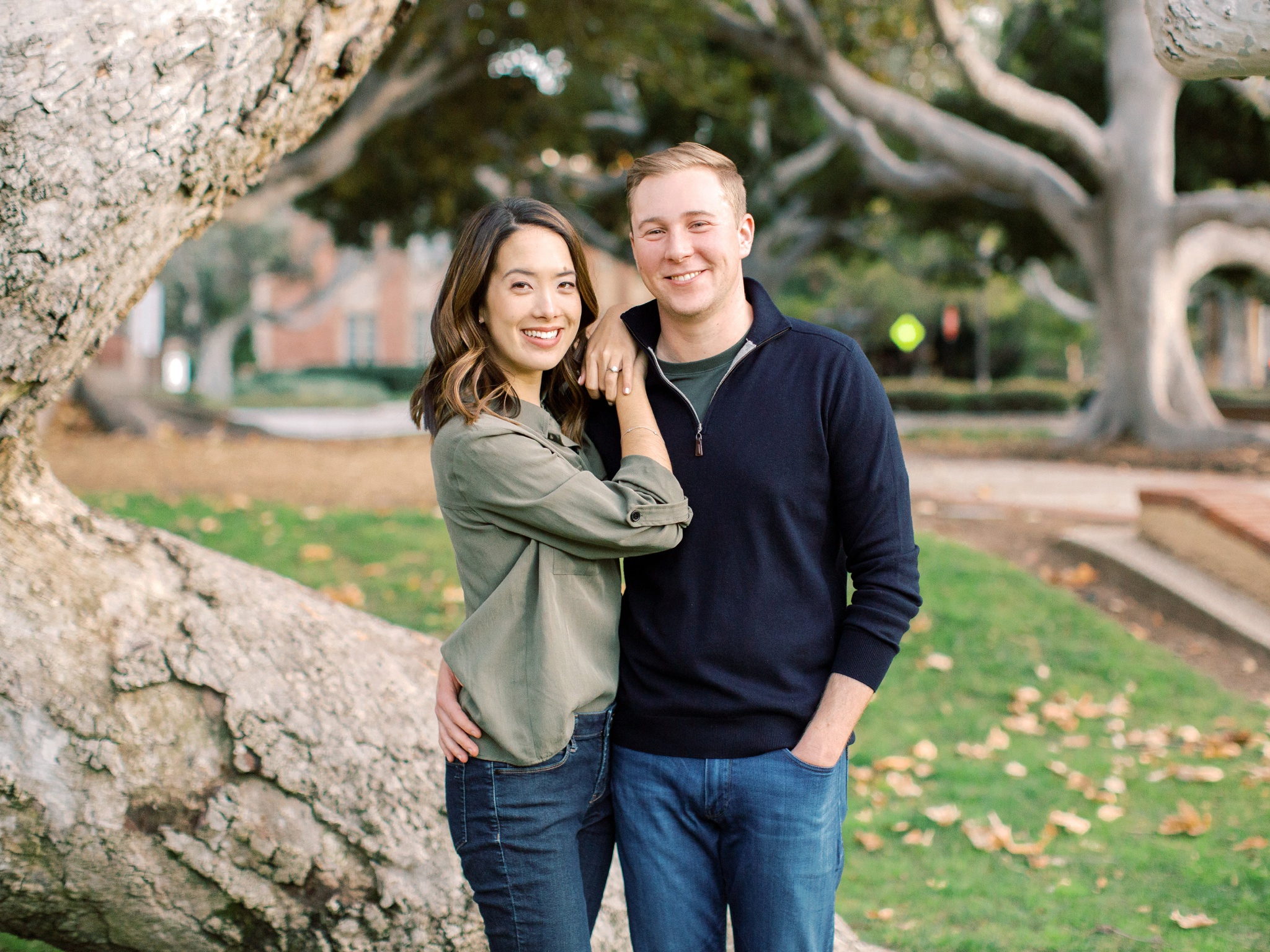 UCLA Los Angeles Engagement Photo