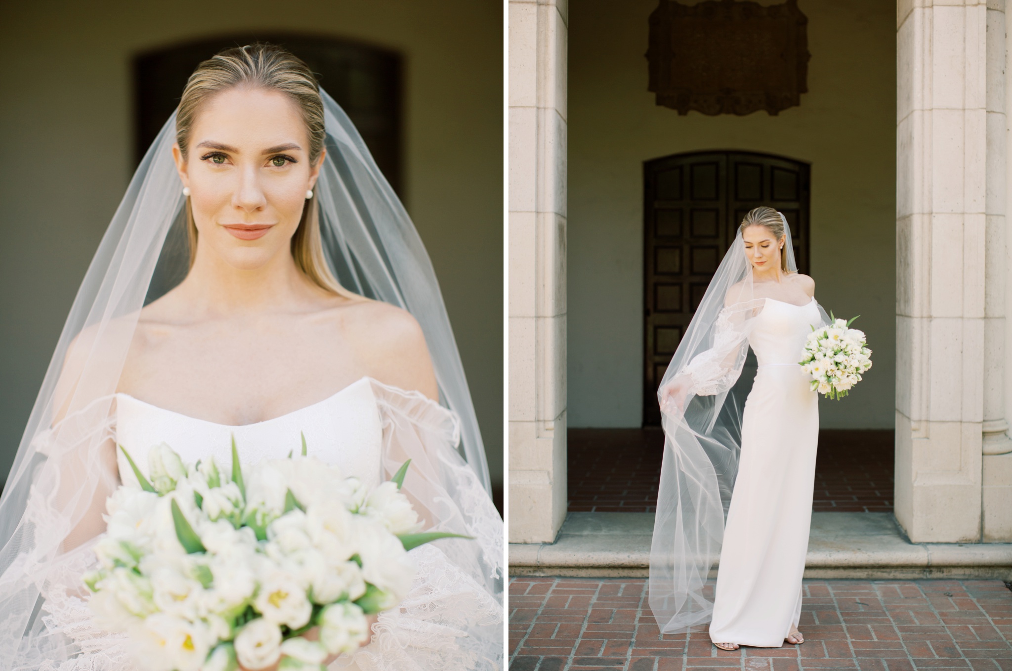 Caltech Athenaeum Pasadena Wedding Bride
