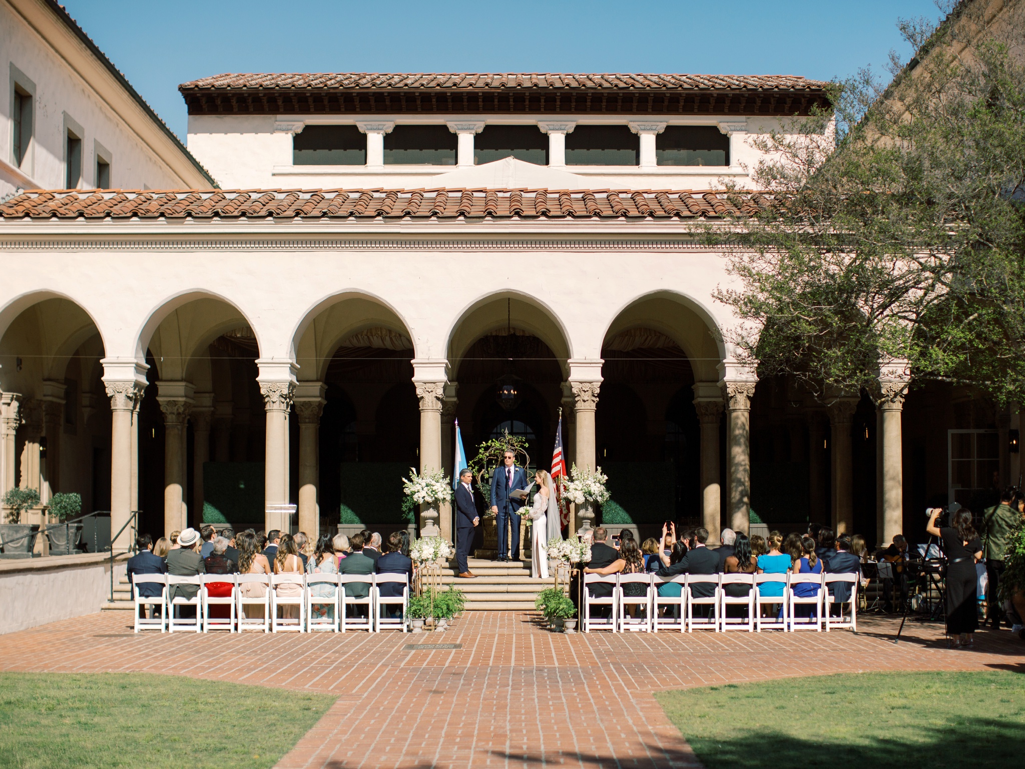 Caltech Athenaeum Pasadena Wedding Ceremony