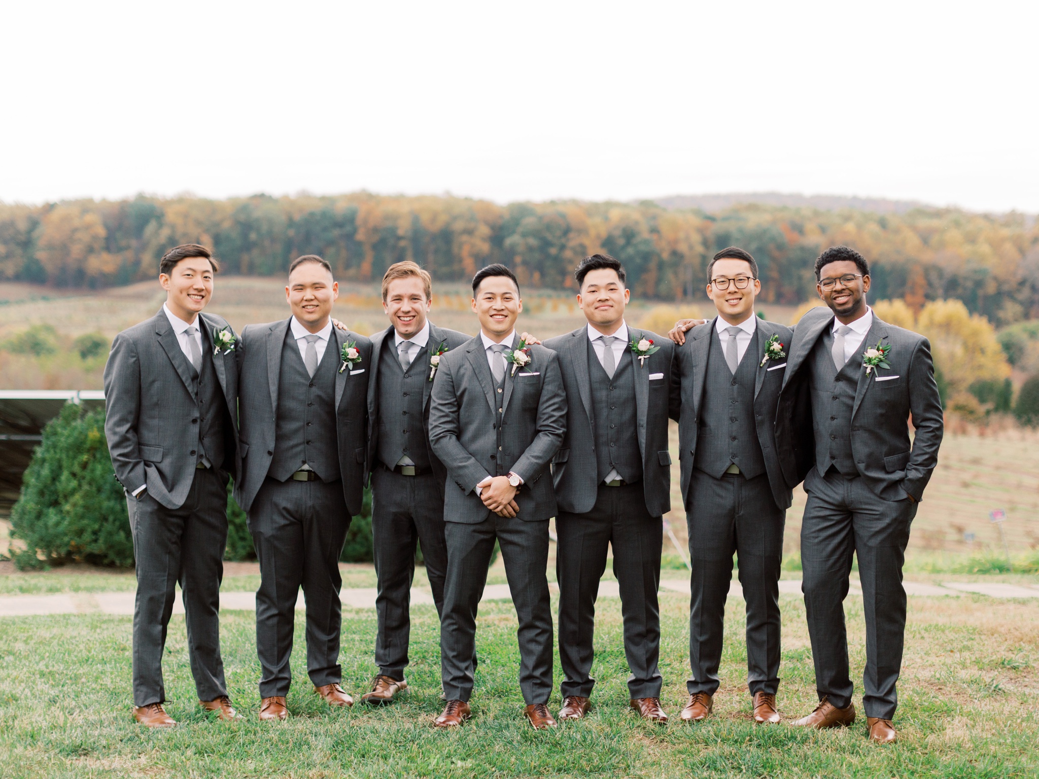 Market at Grelen Wedding Groomsmen