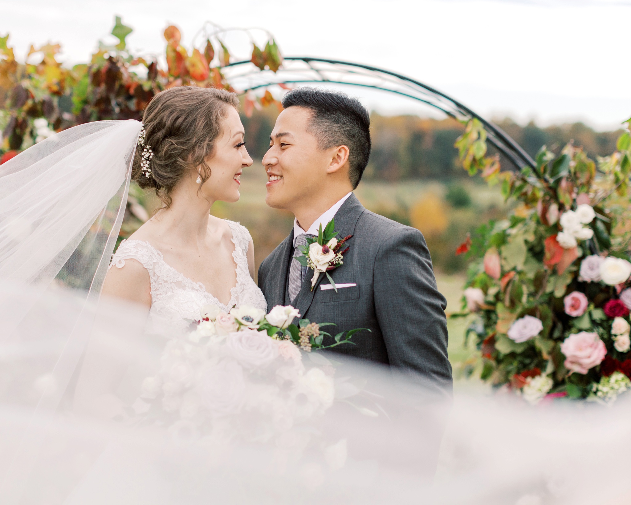 Market at Grelen Wedding Couple