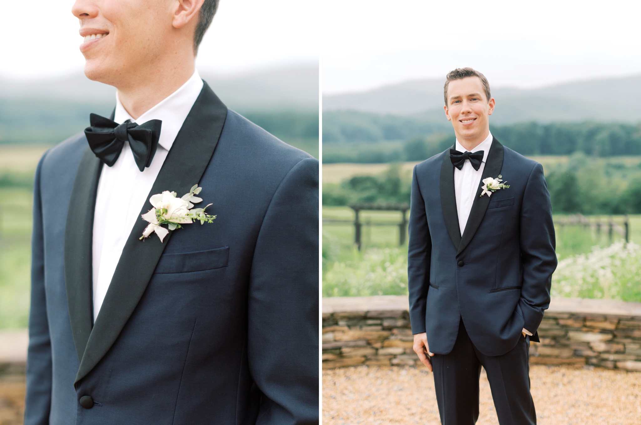 Pippin Hill Wedding Groom