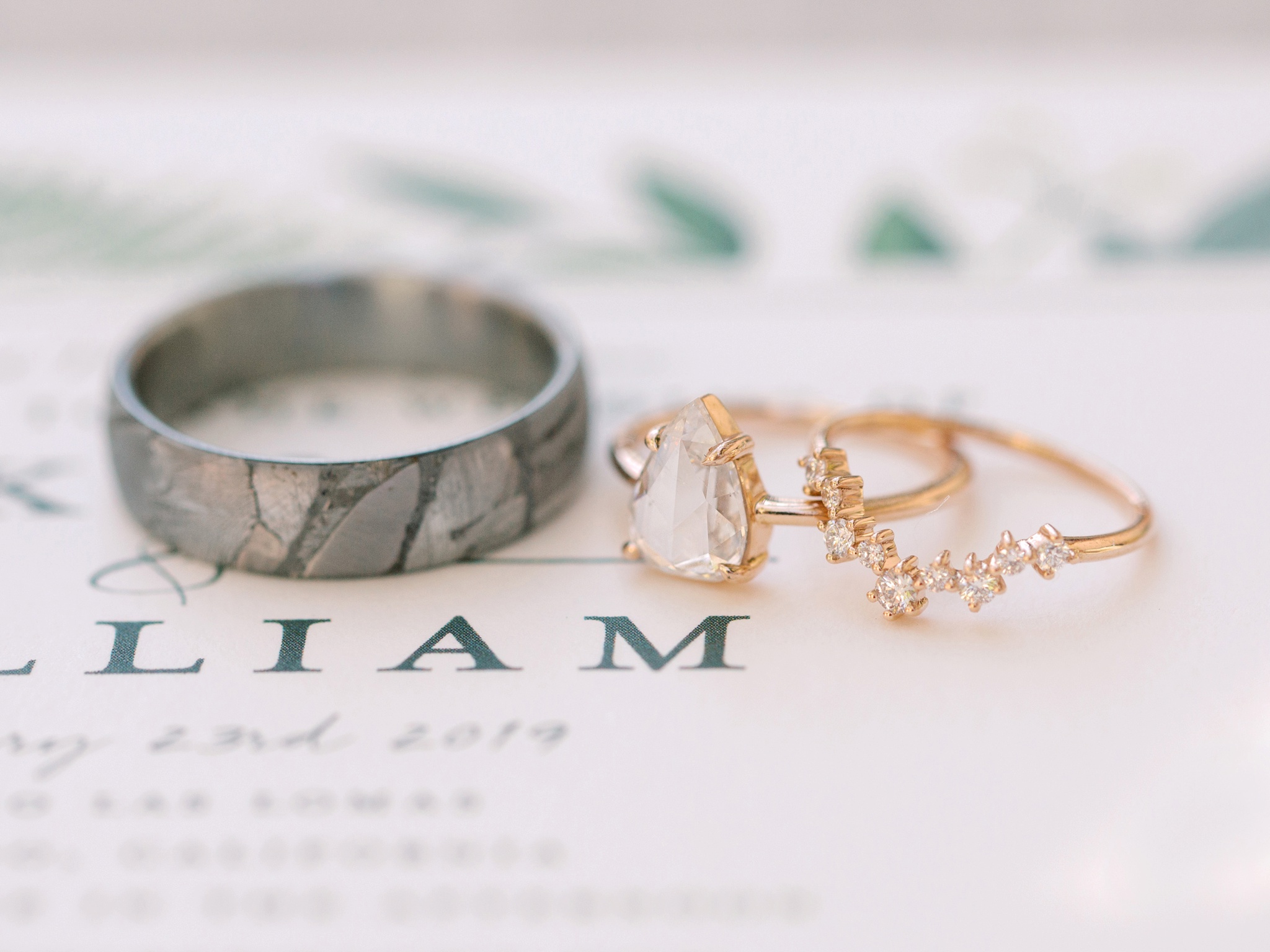 Rancho Las Lomas Wedding Rings