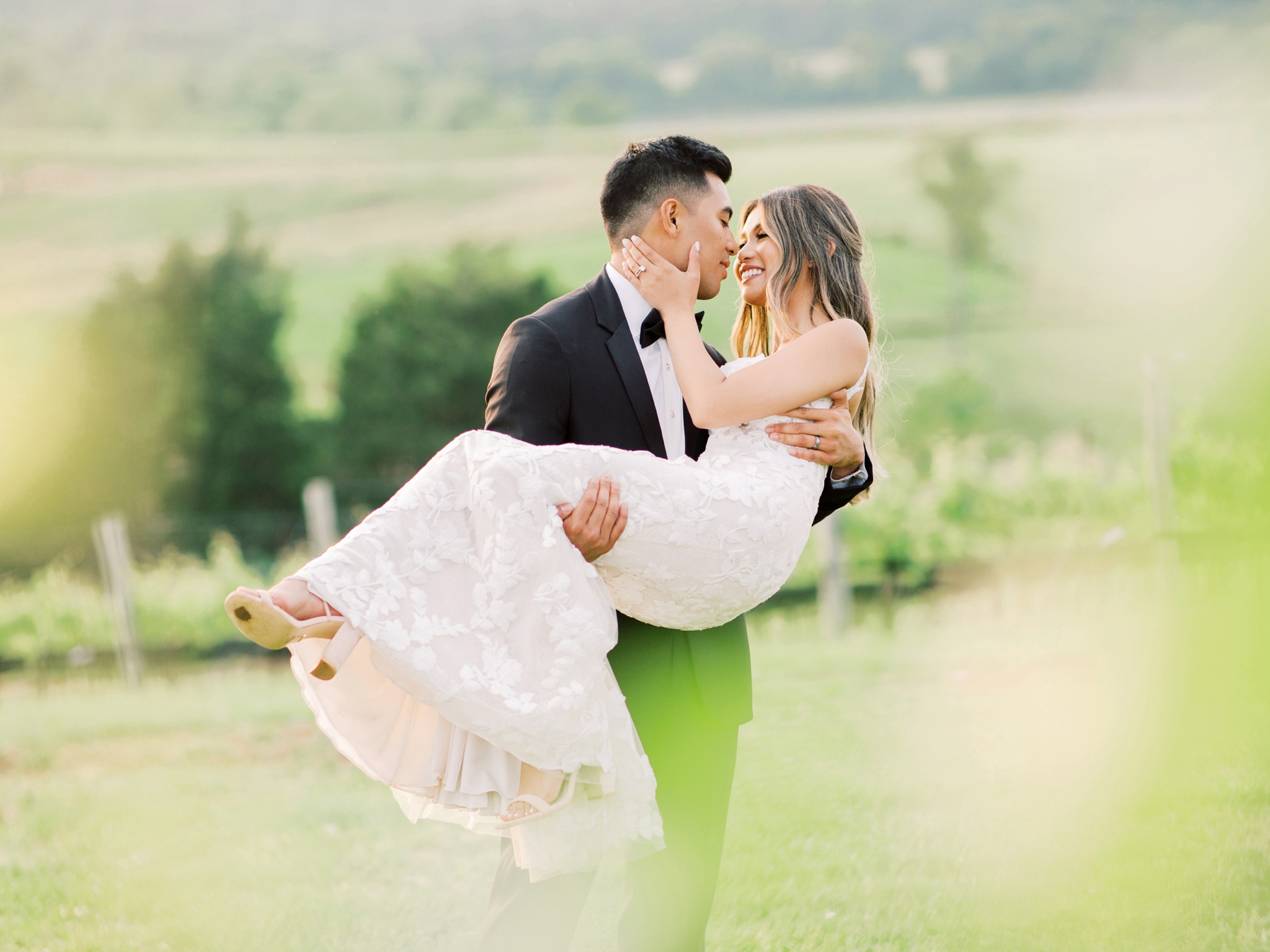 Stone Tower Winery Wedding Couple