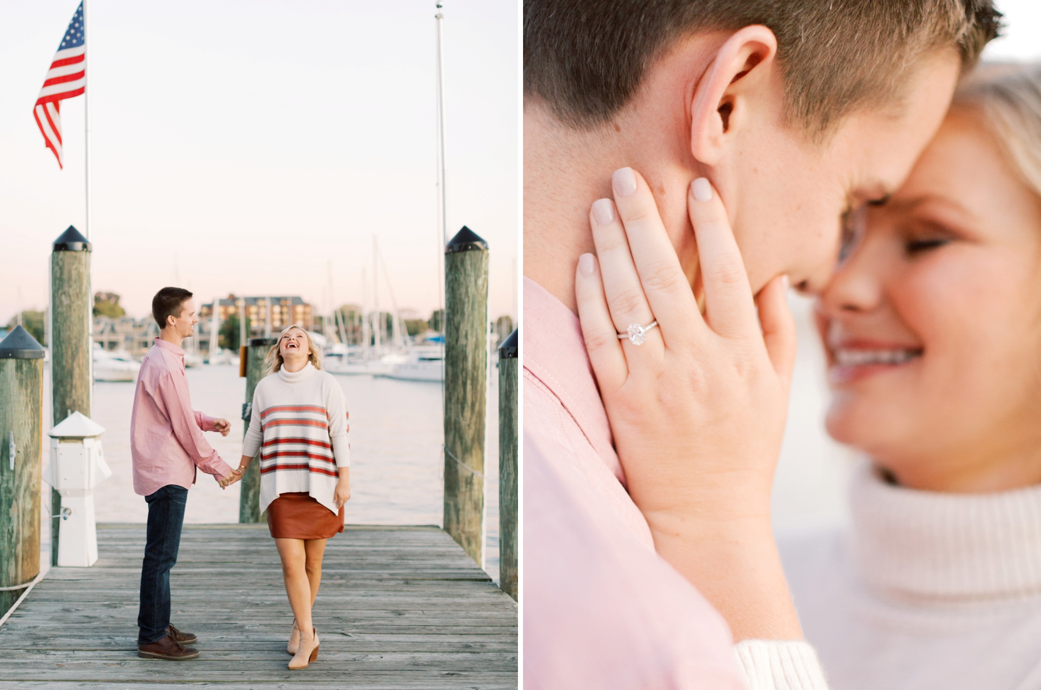 Downtown Annapolis Engagement Photo
