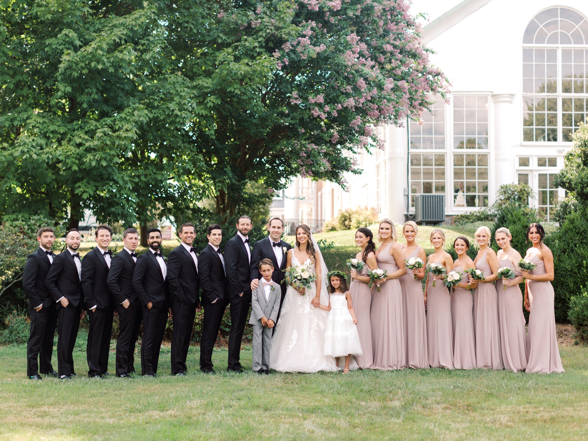 Raspberry Plain Manor Wedding Party