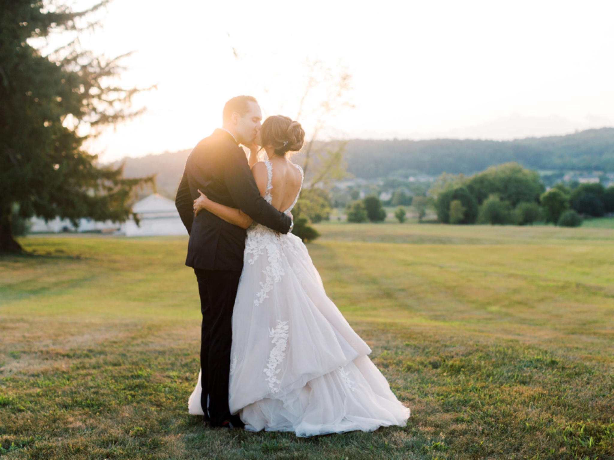 Raspberry Plain Manor Wedding Couple