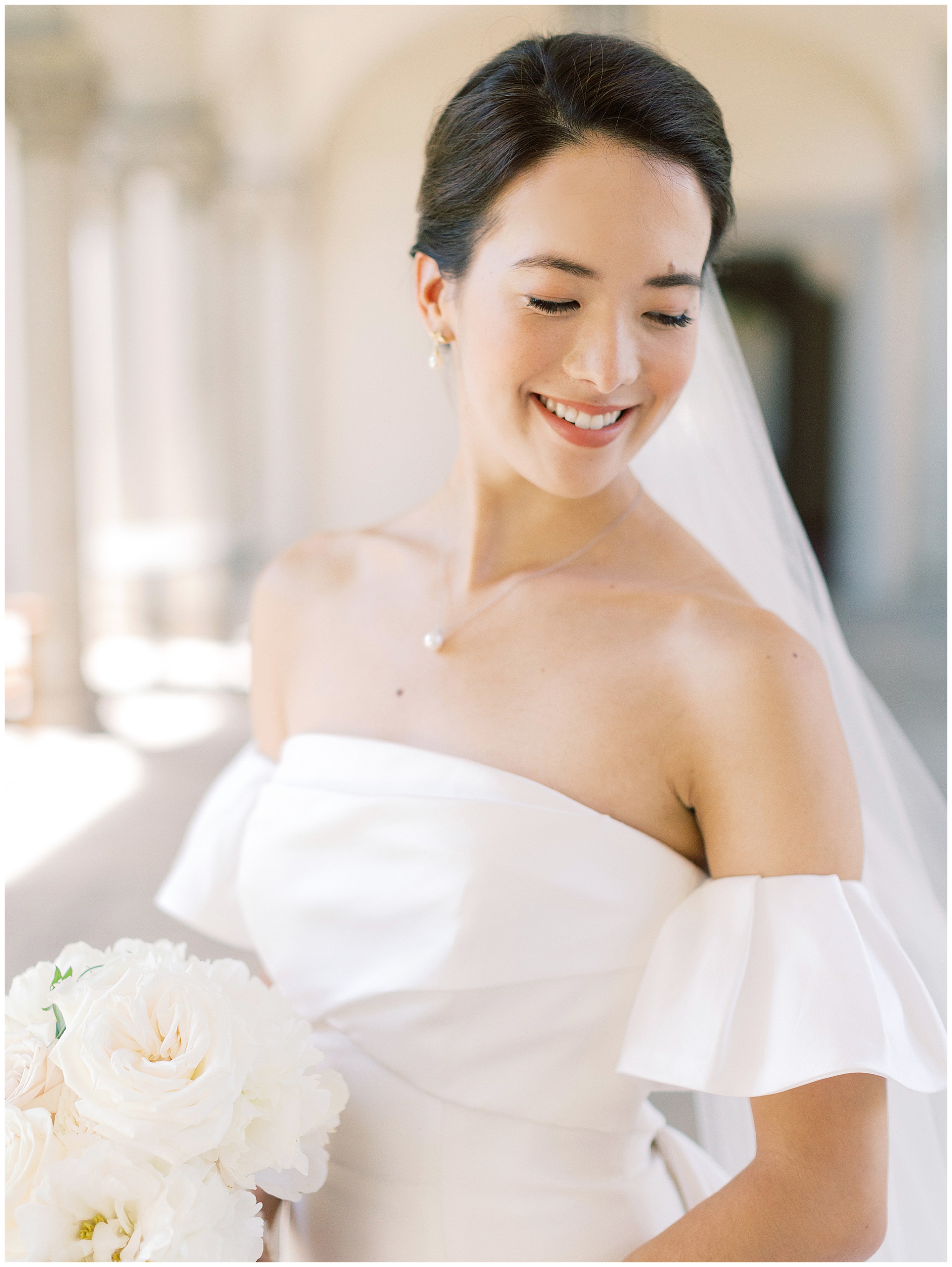 Caltech Athenaeum Wedding Bride