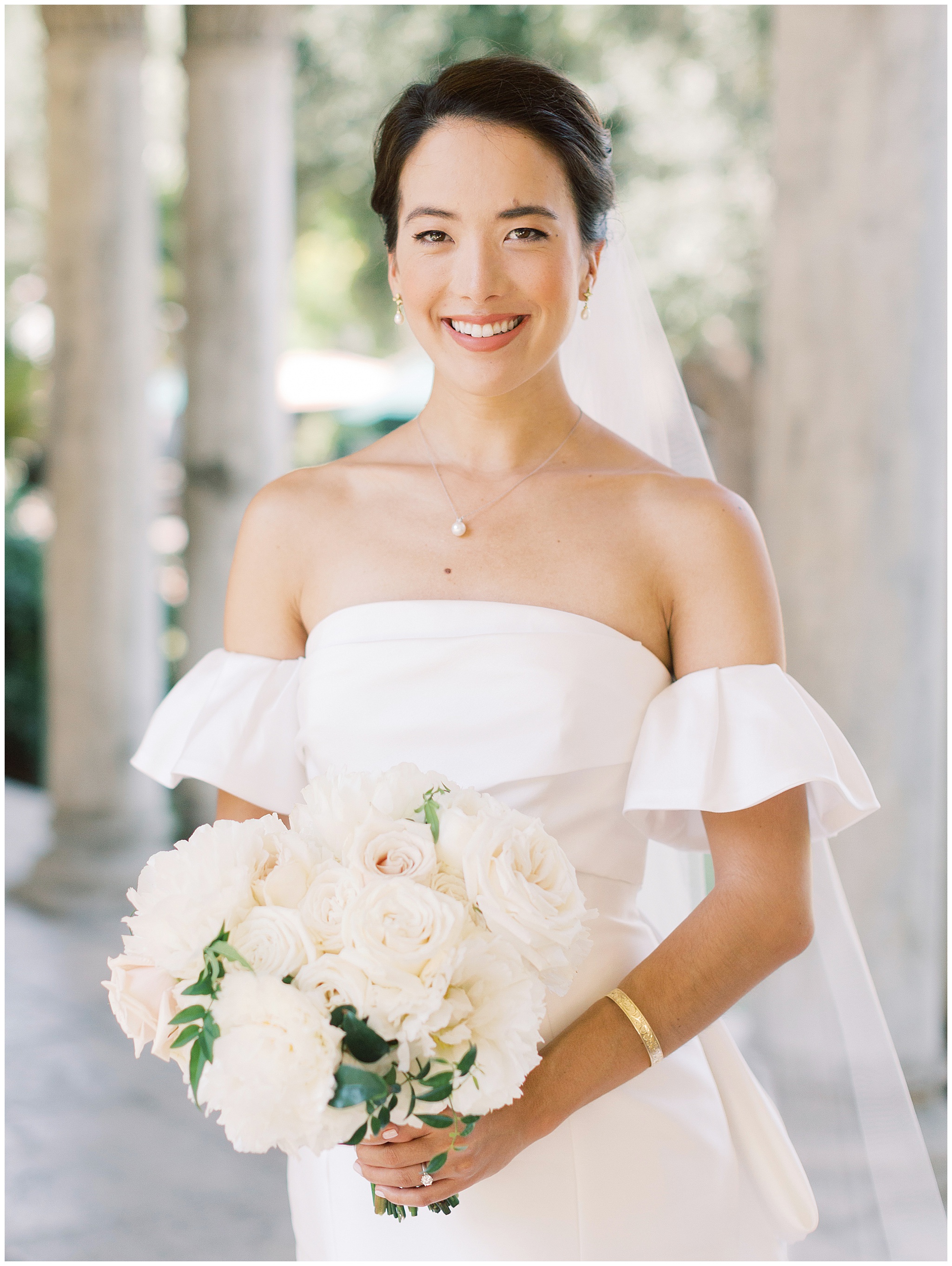 Caltech Athenaeum Wedding Bride