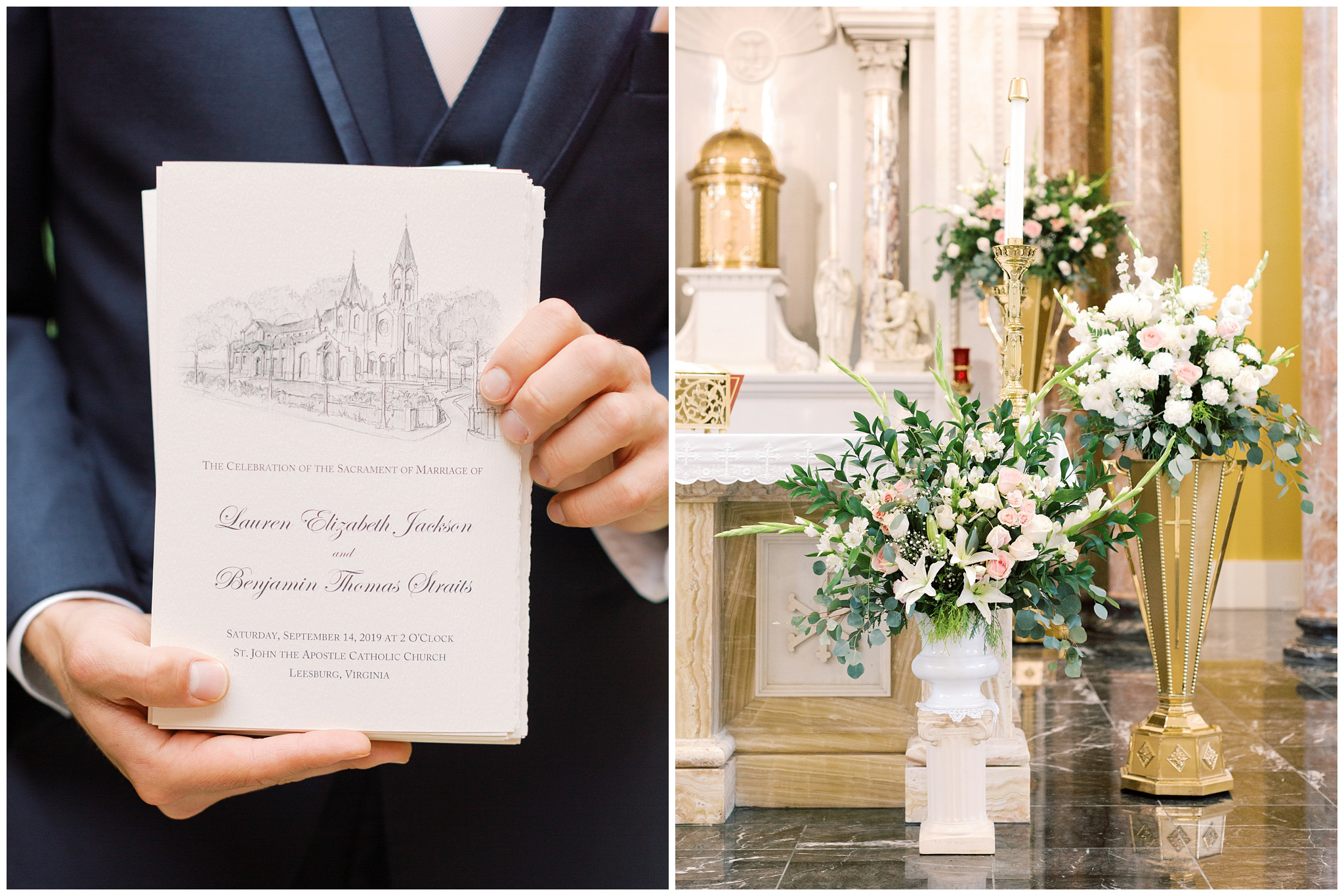 St. John the Apostle Catholic Church Wedding