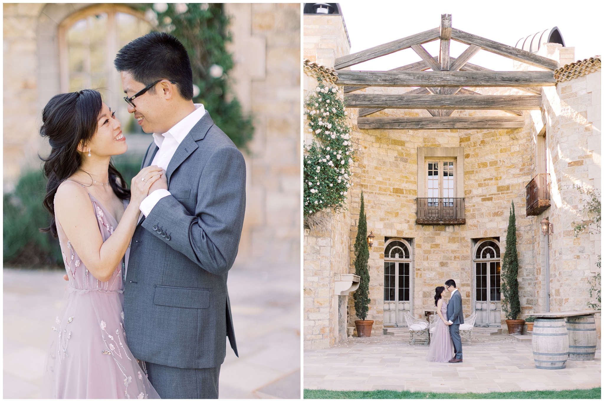 Sunstone Villa engagement photo