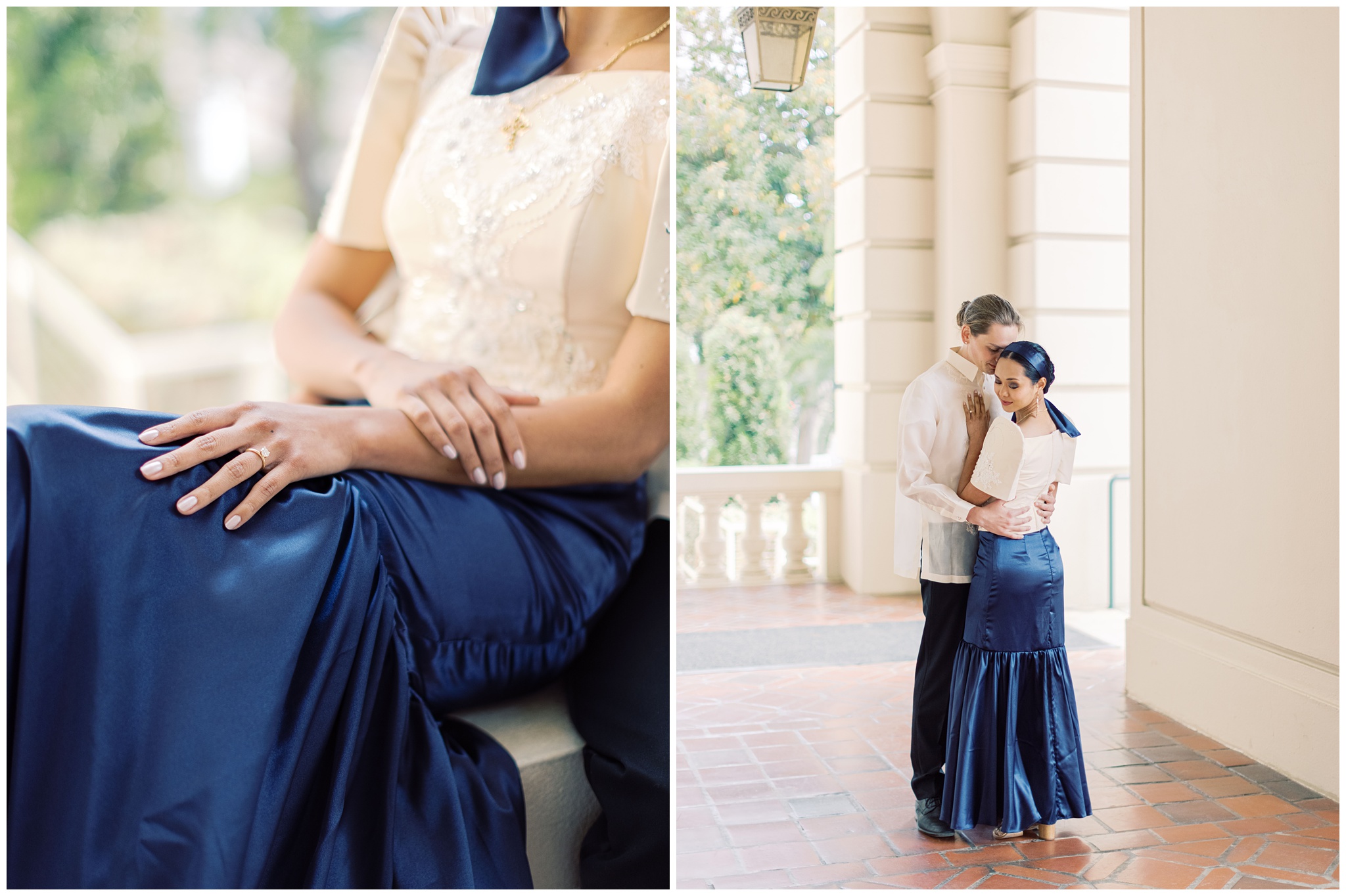 Pasadena City Hall engagement photo