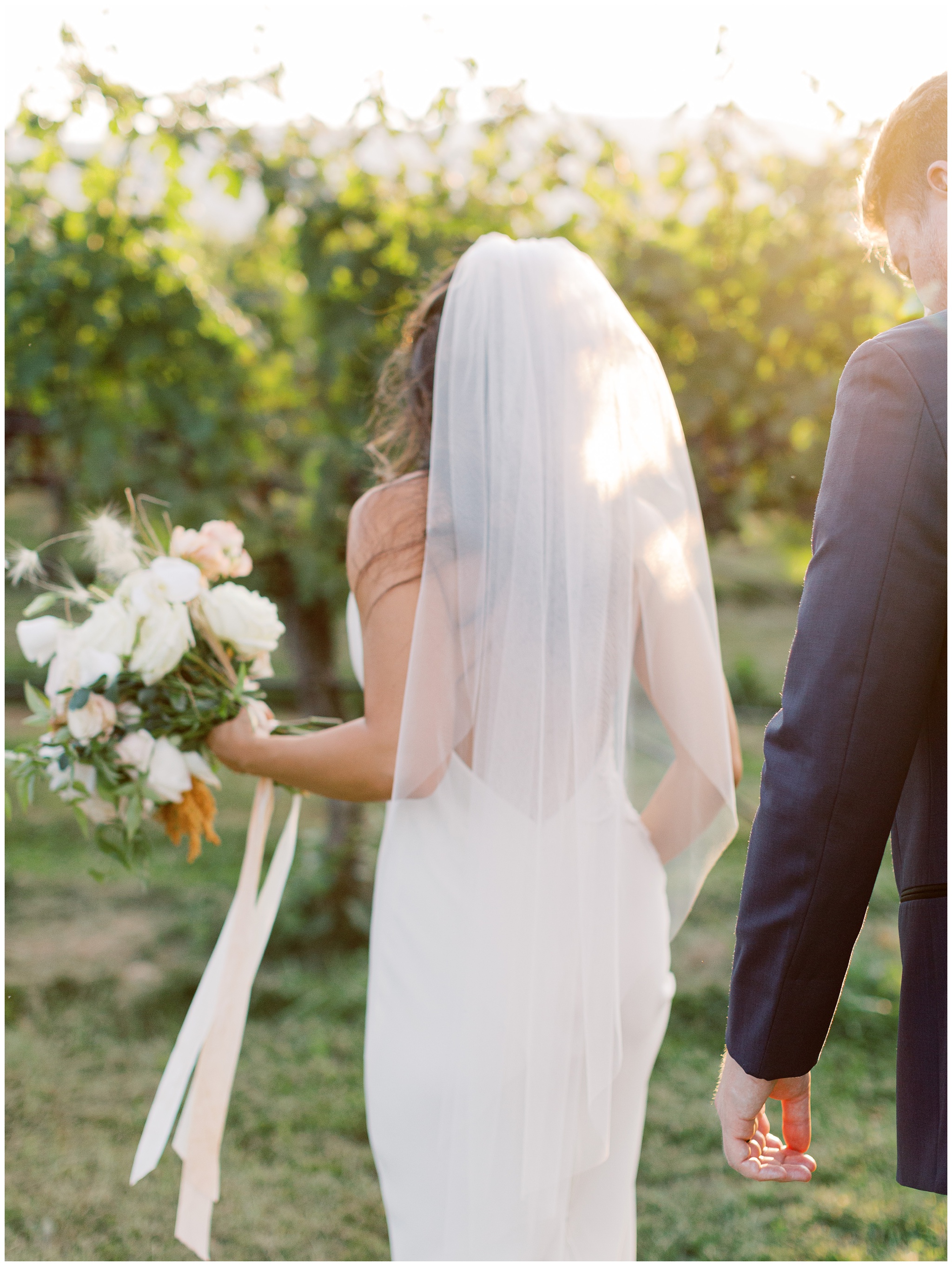 sunkissed bridal portrait