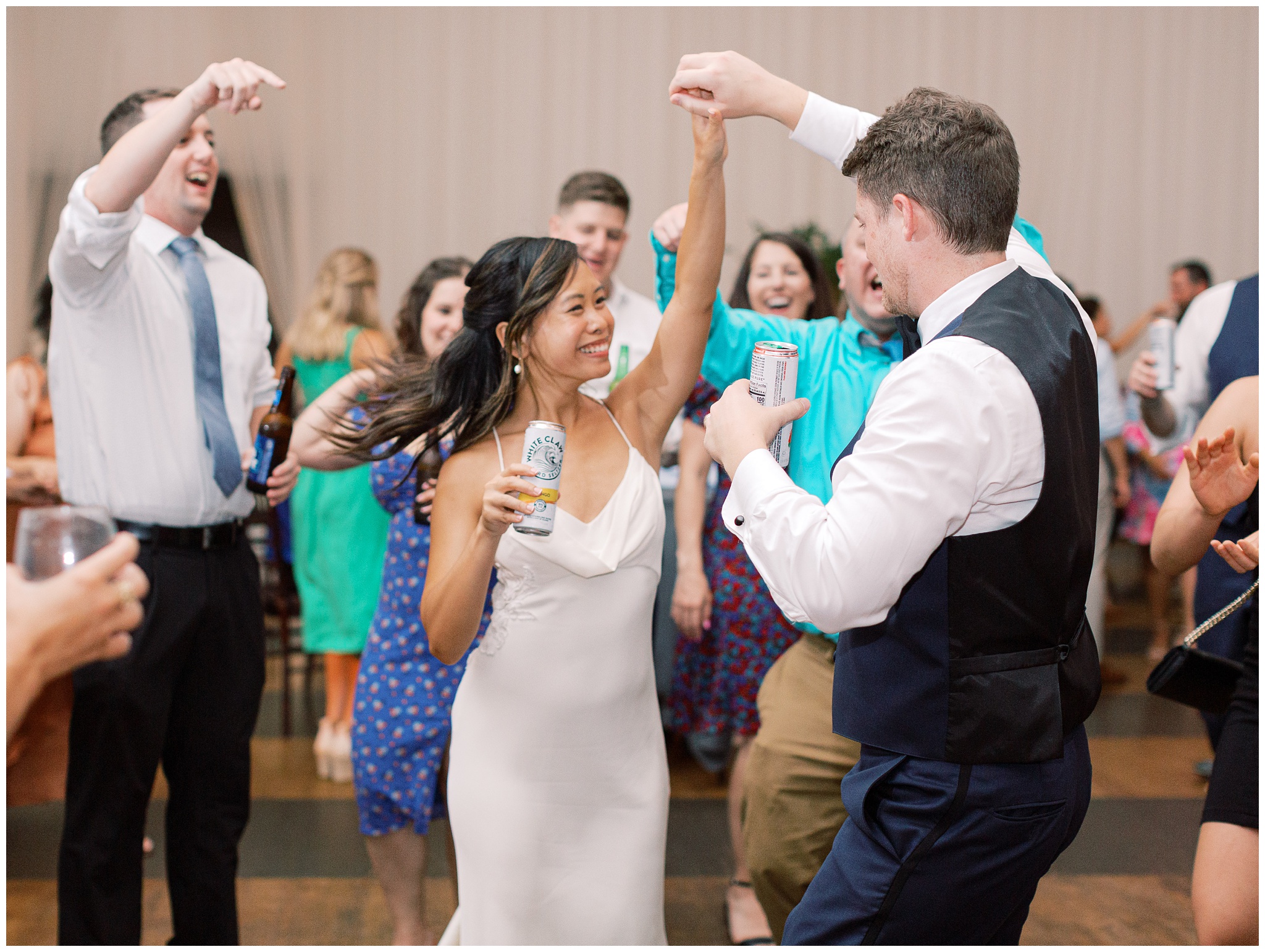 Veritas Vineyards & Winery wedding reception photo