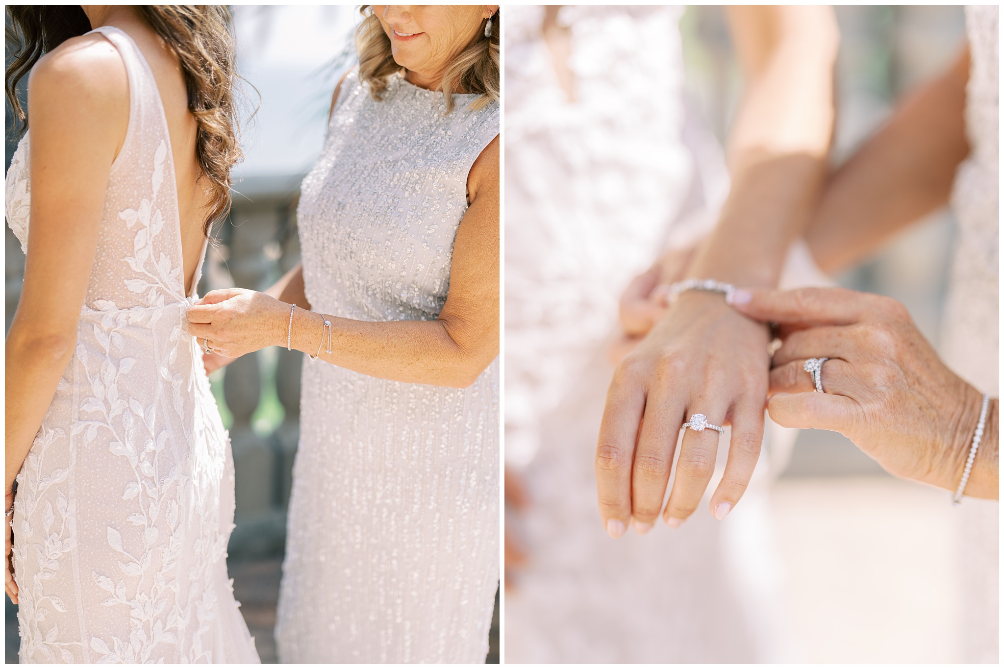 Bride getting ready photos