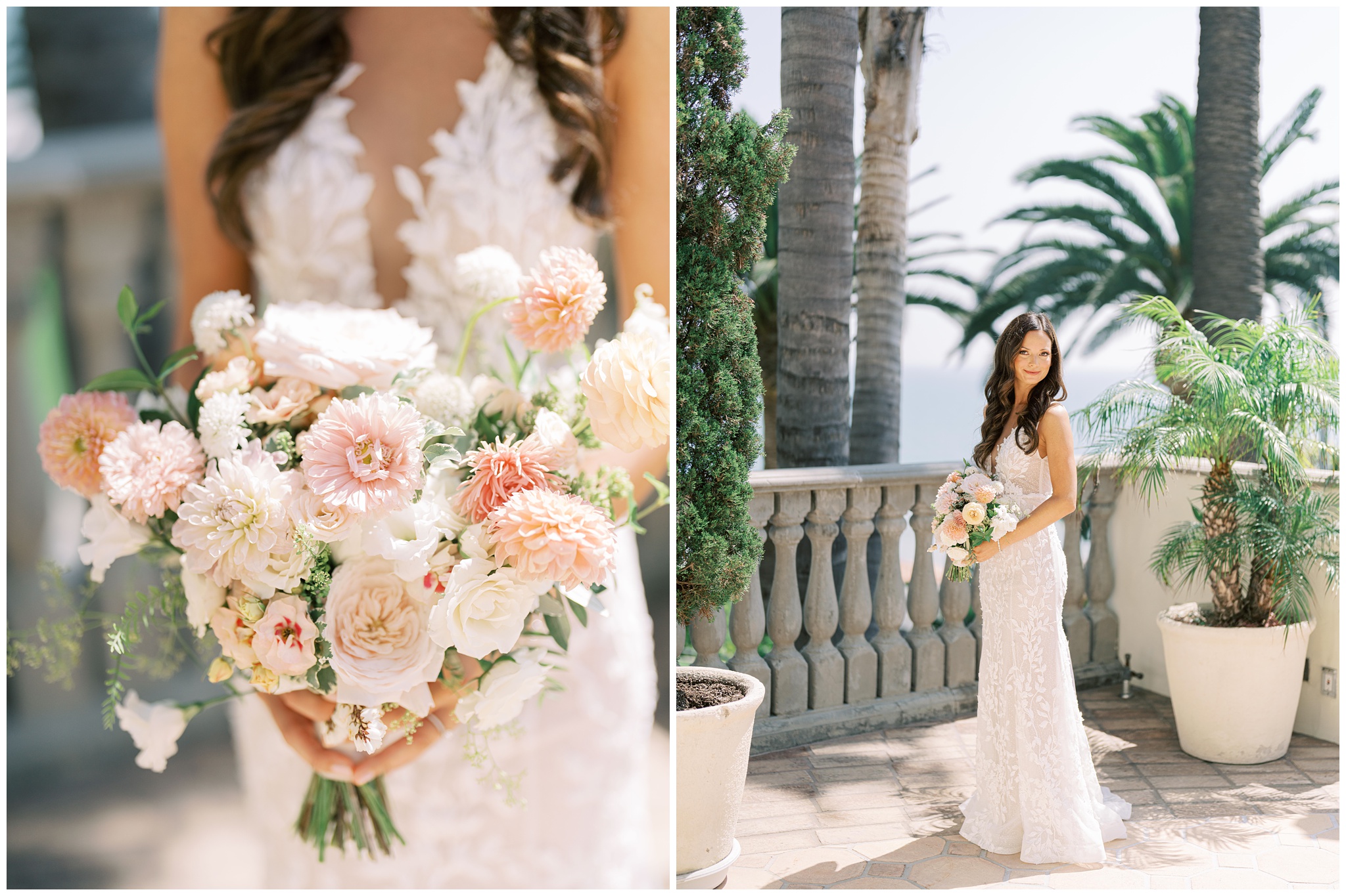 Bel Air Bay Club wedding bridal portrait