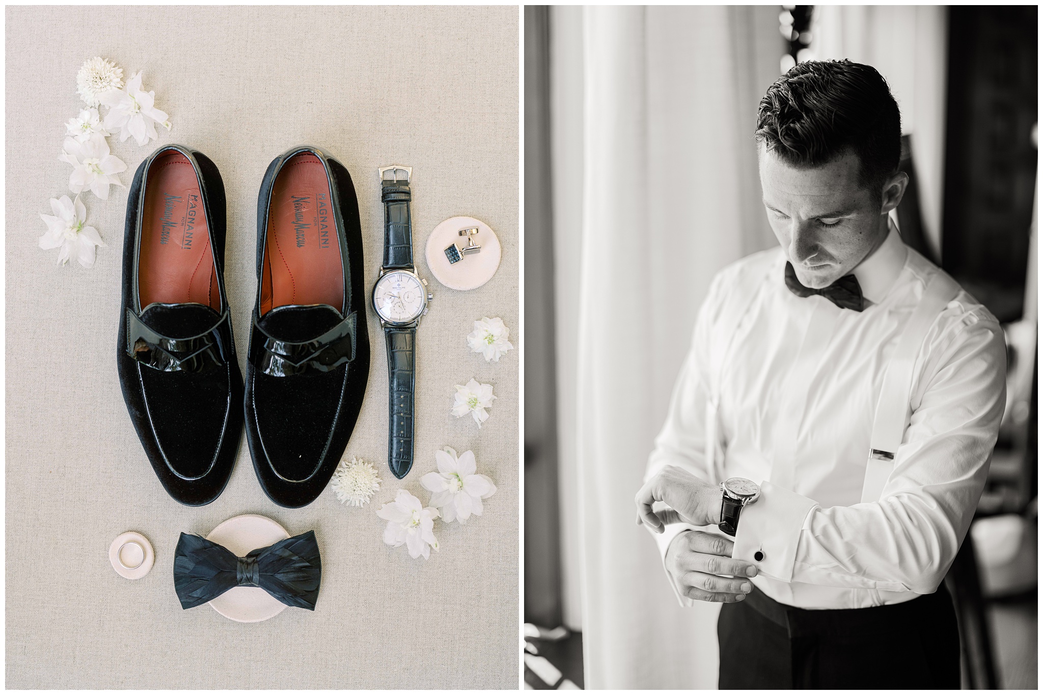 Groom details and wedding prep