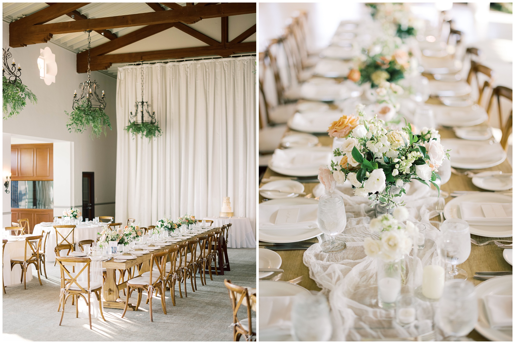 Bel Air Bay Club wedding reception detail photo