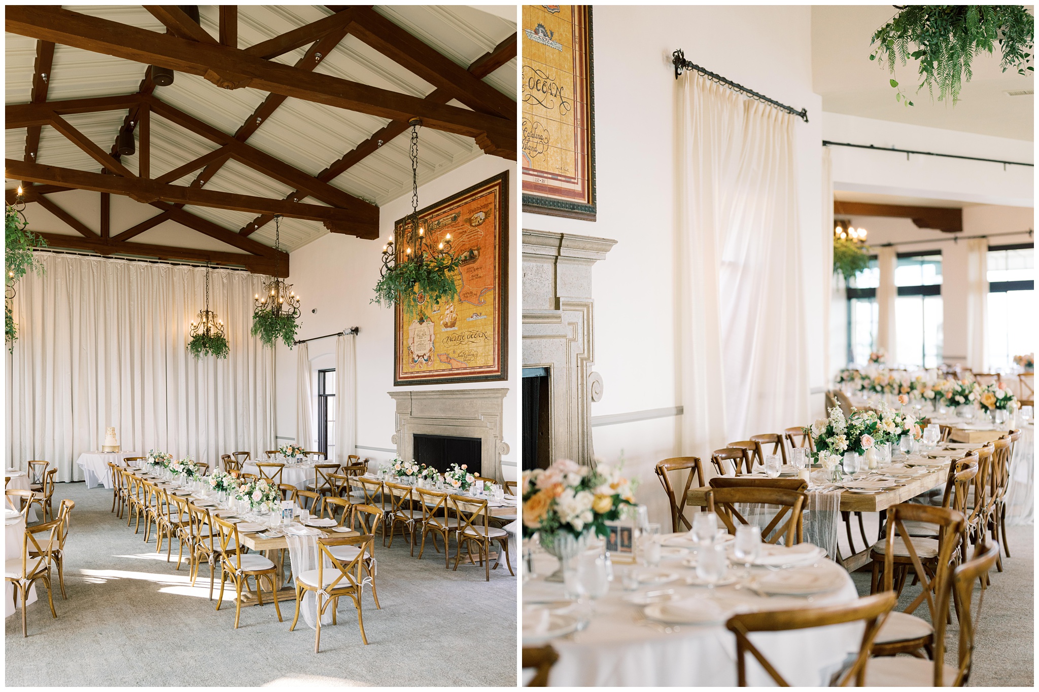 Bel Air Bay Club wedding reception detail photo