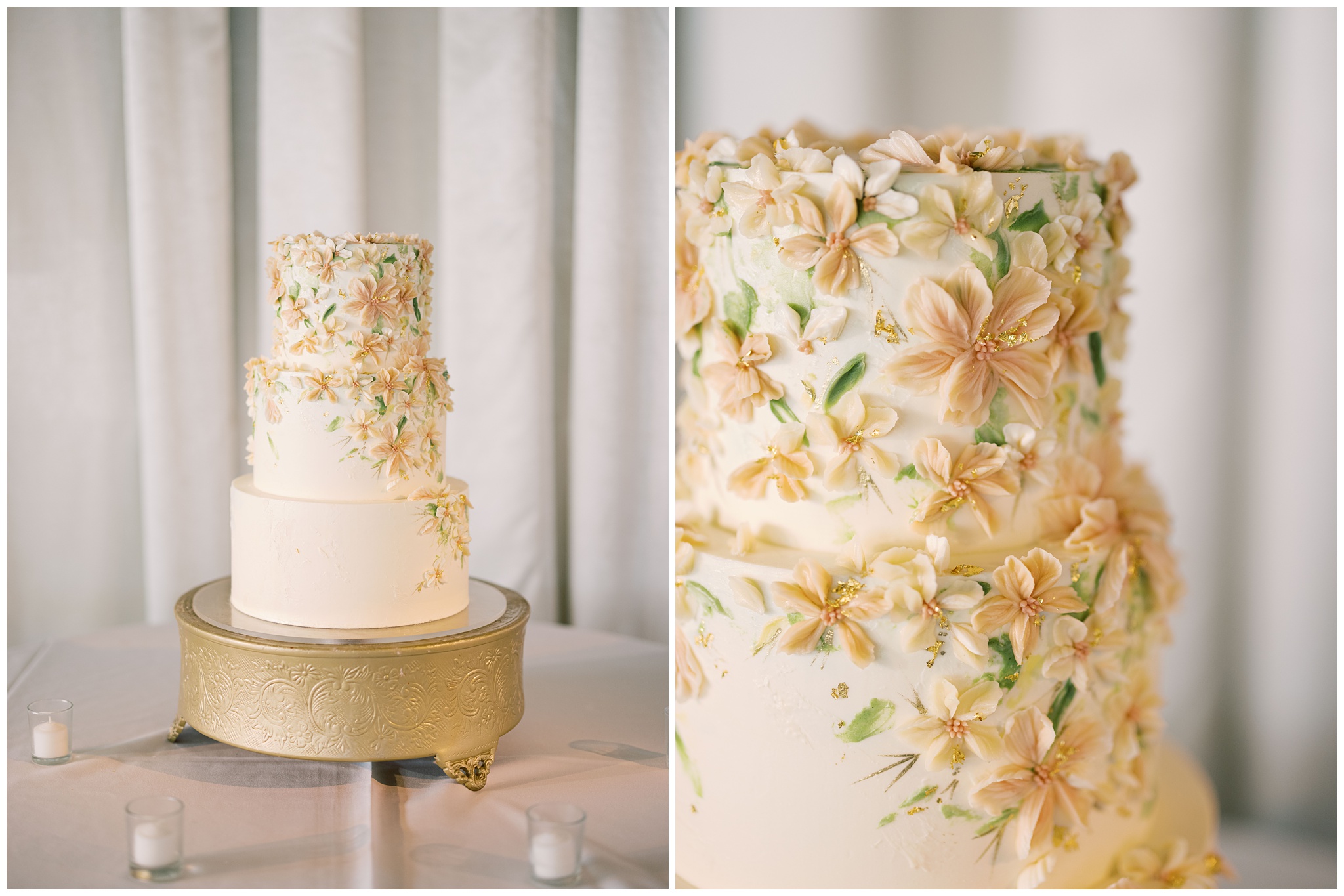 Bel Air Bay Club reception wedding cake