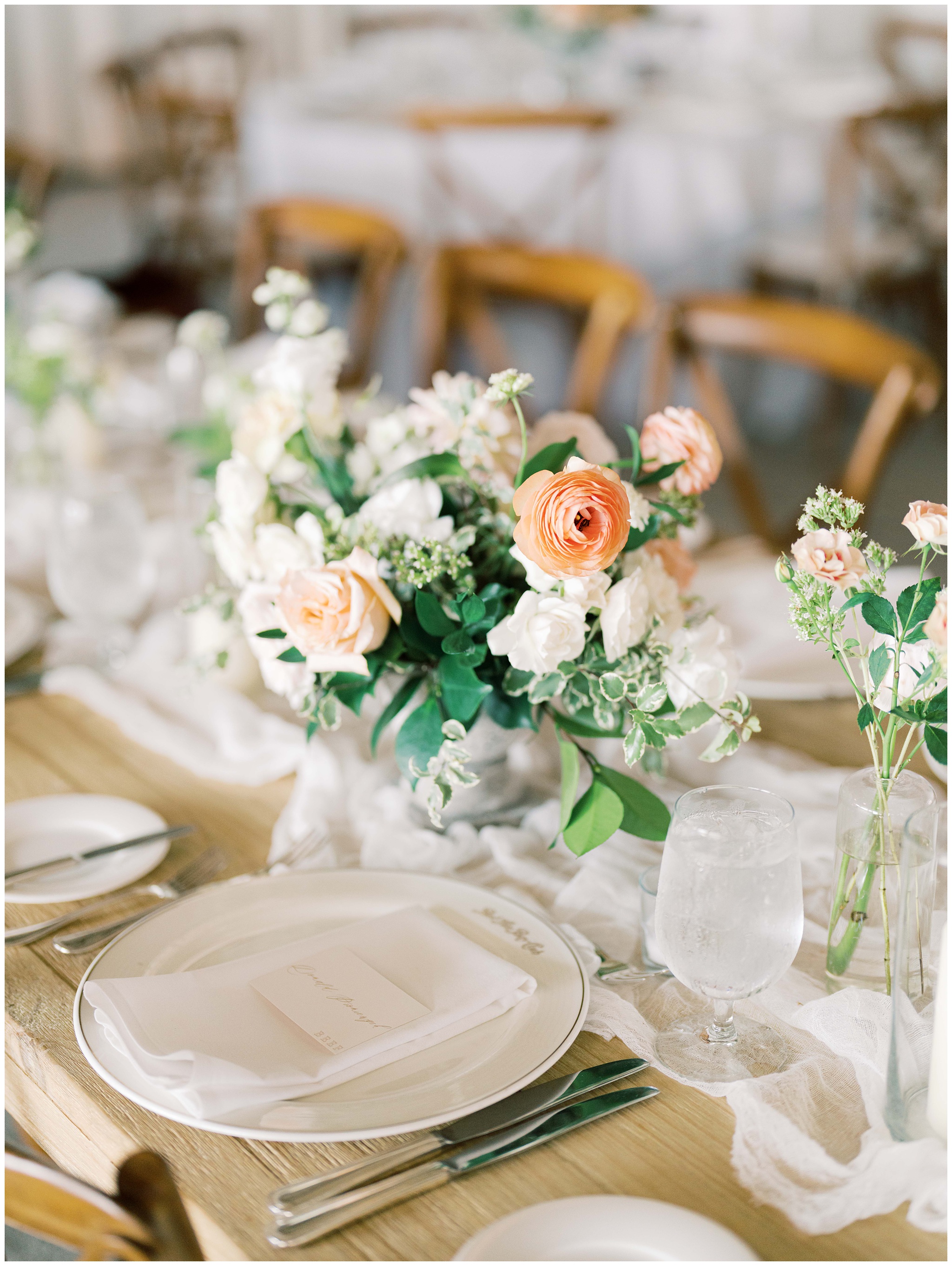 Bel Air Bay Club wedding reception detail photo