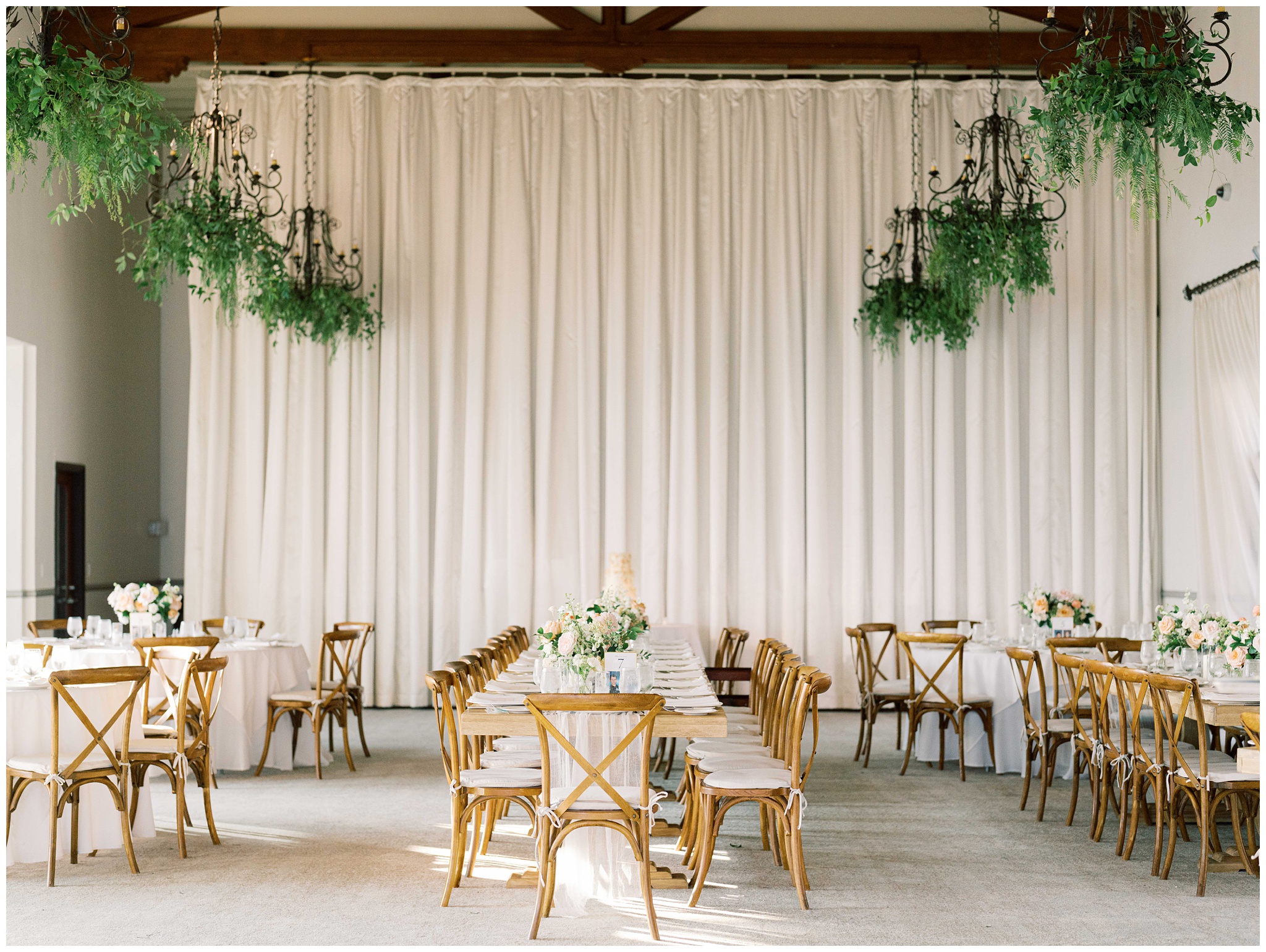 Bel Air Bay Club wedding reception detail photo