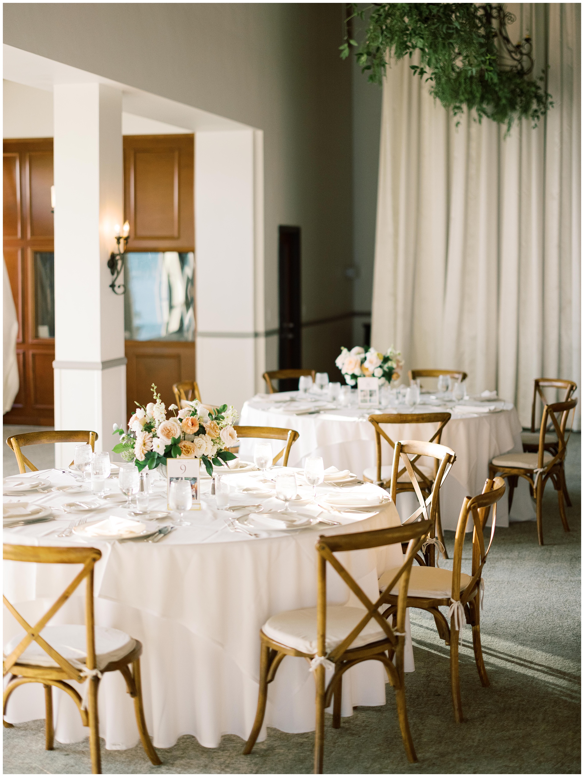 Bel Air Bay Club wedding reception detail photo