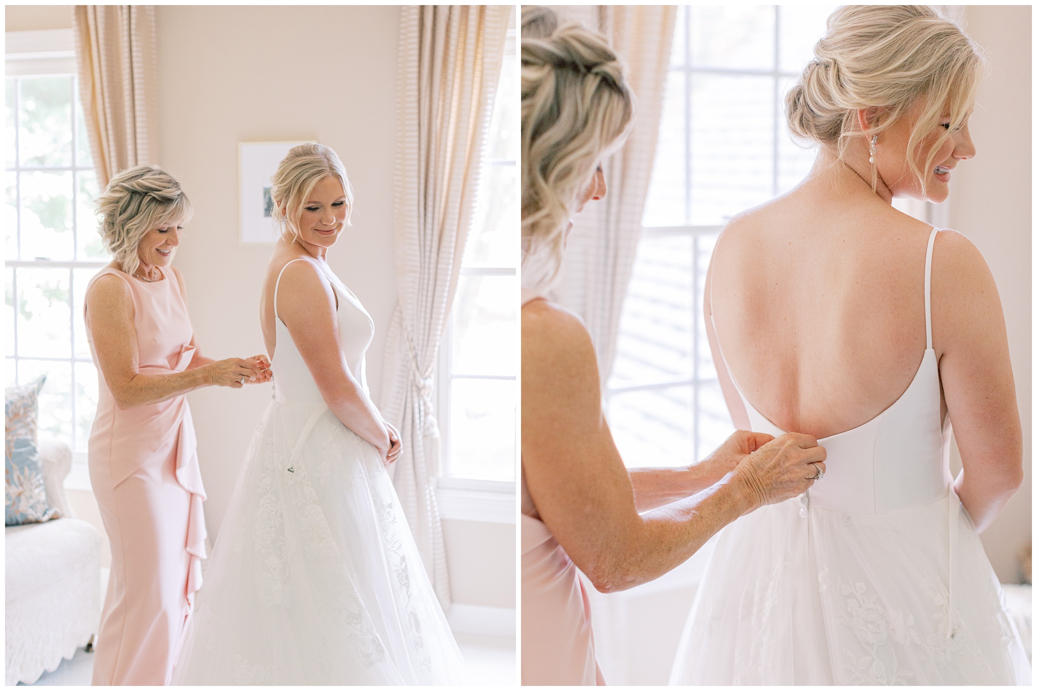 Bride getting ready photos