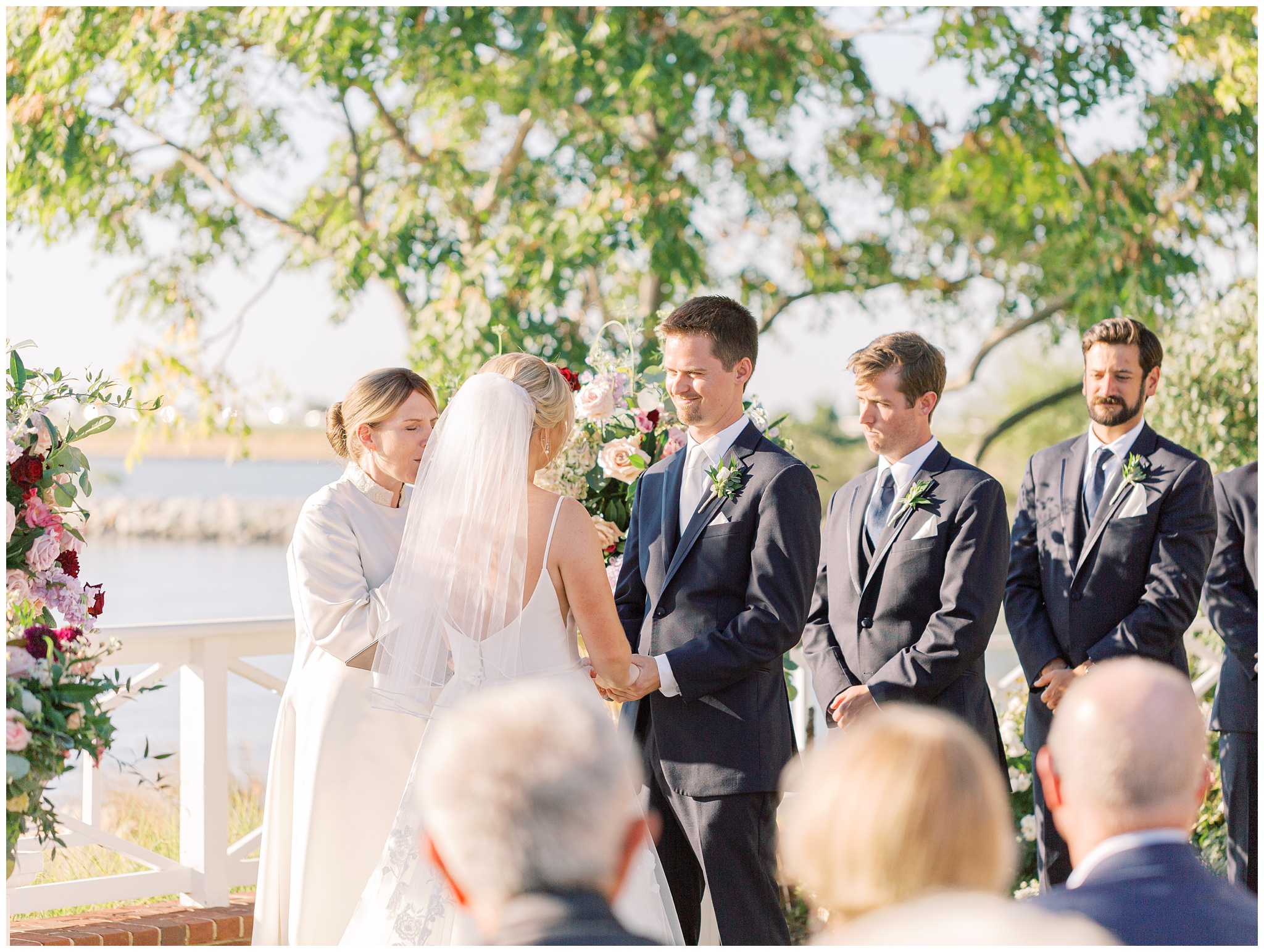 Chesapeake Bay Beach Club wedding ceremony