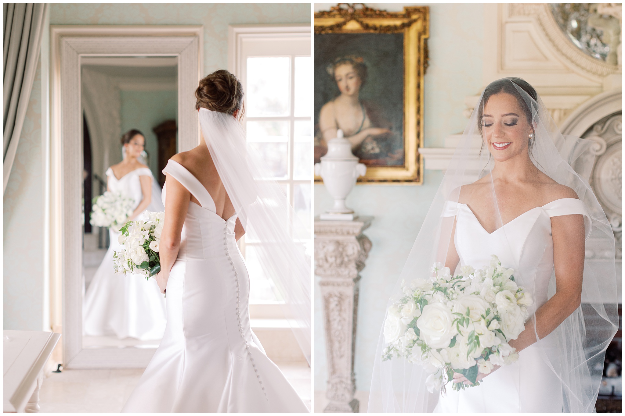 Wedding bridal portrait at Dover Hall Estate