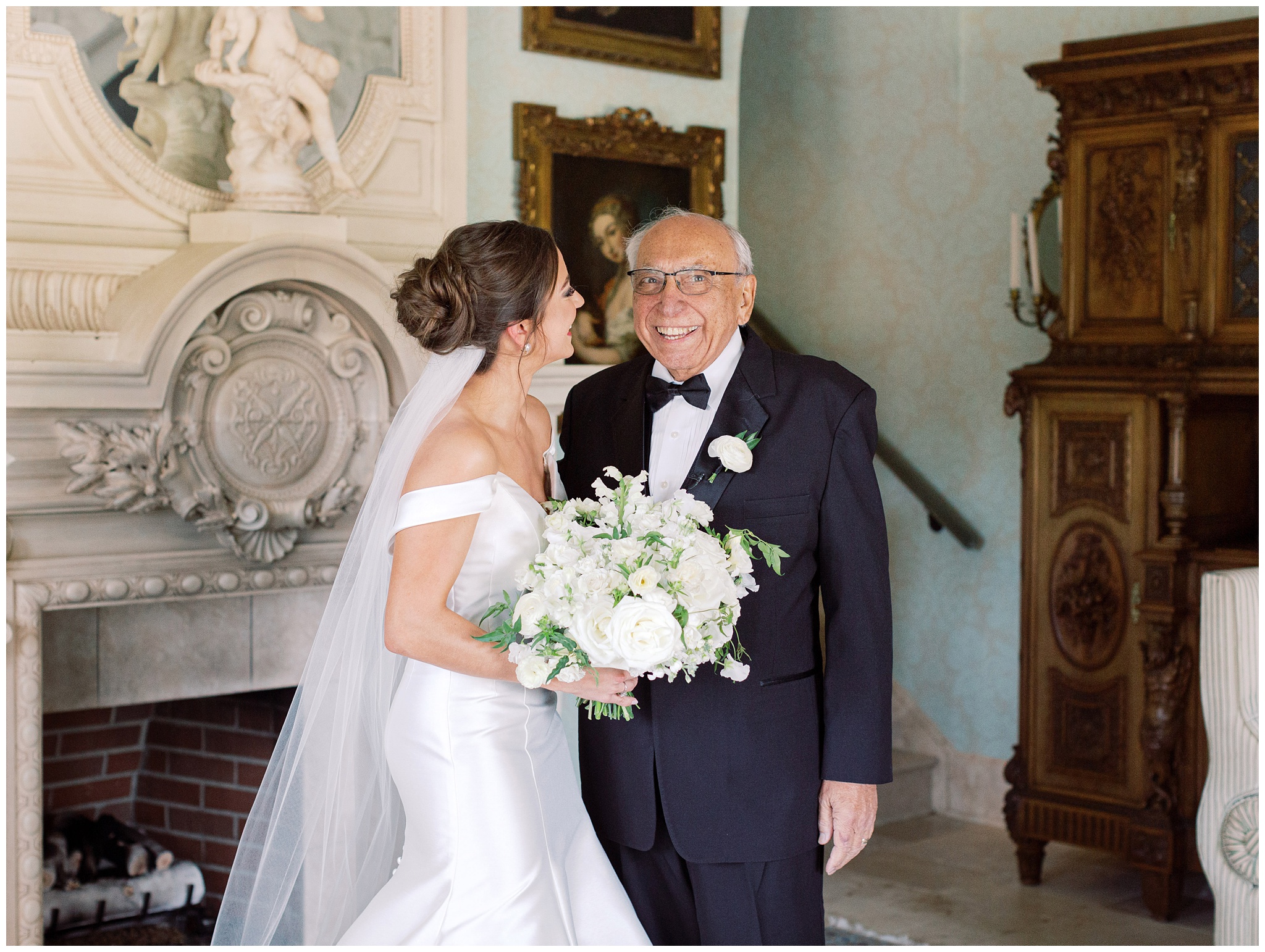 Bride and grandpa