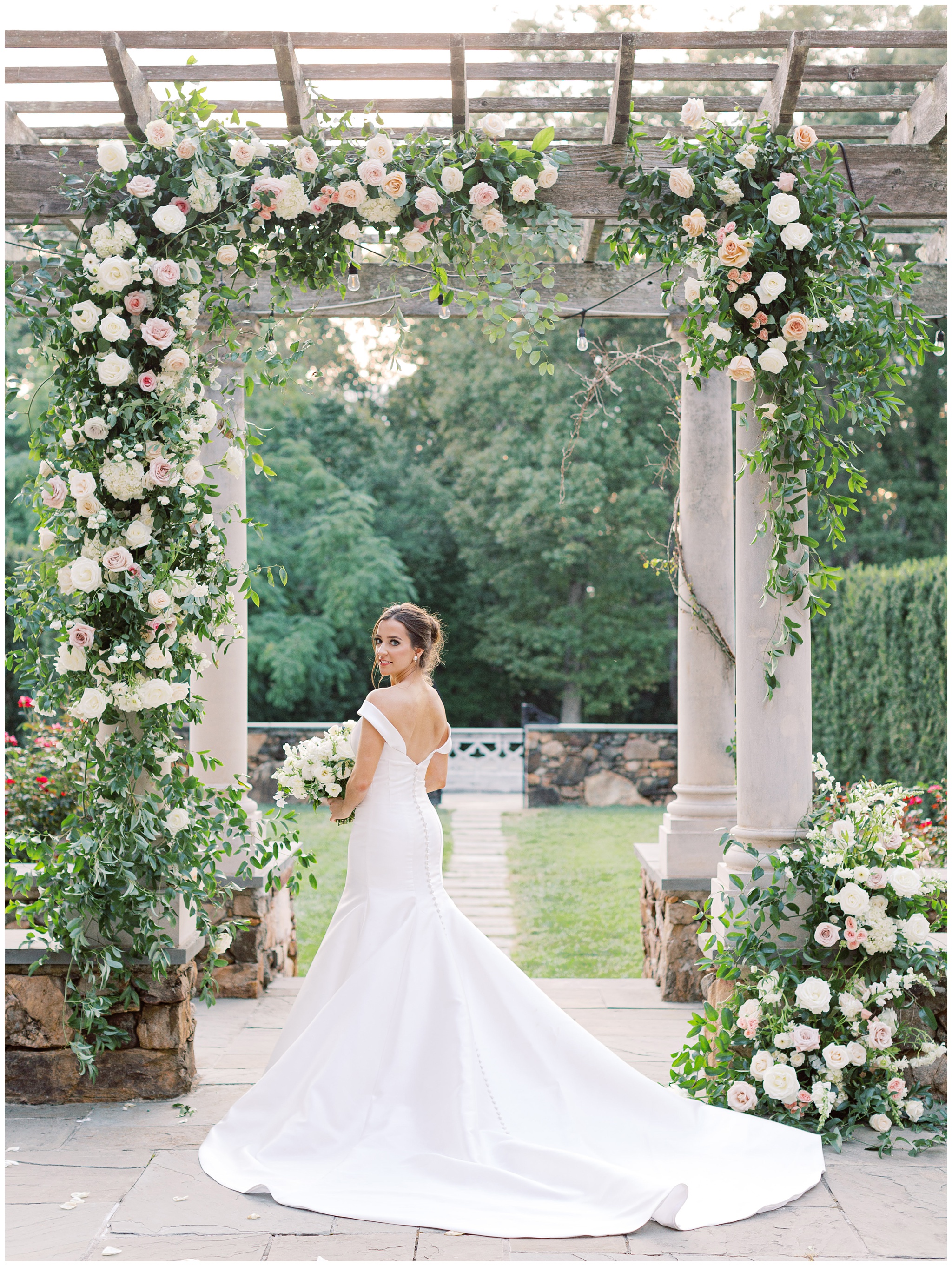 Bridal portrait at Dover Hall Estate wedding