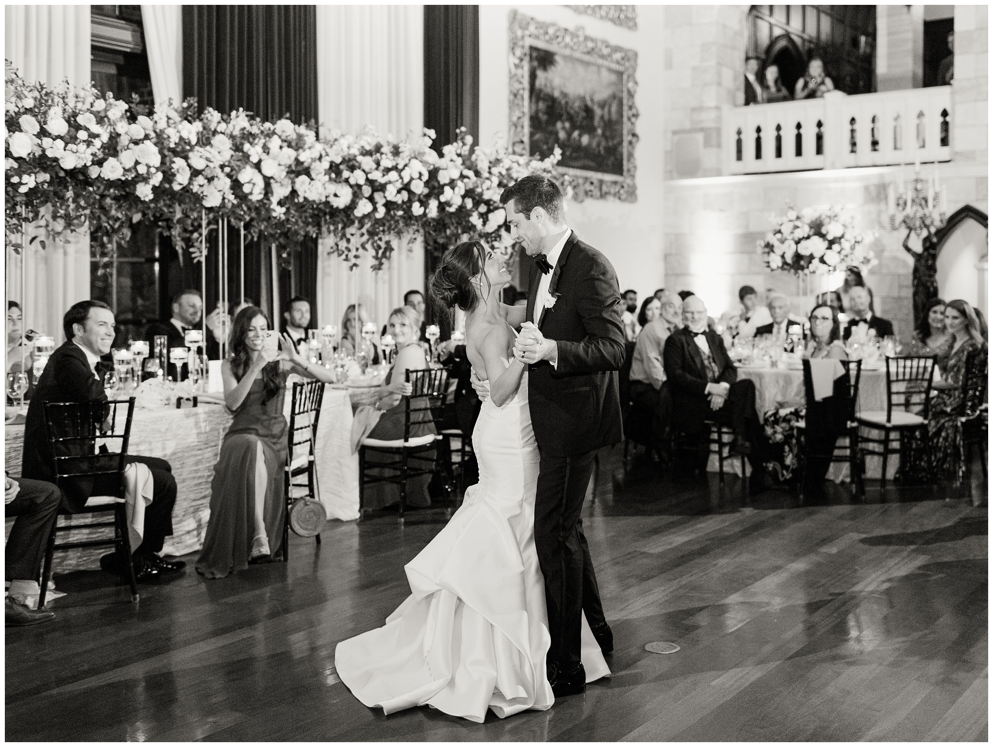 Bride and Groom first dance at Dover Hall