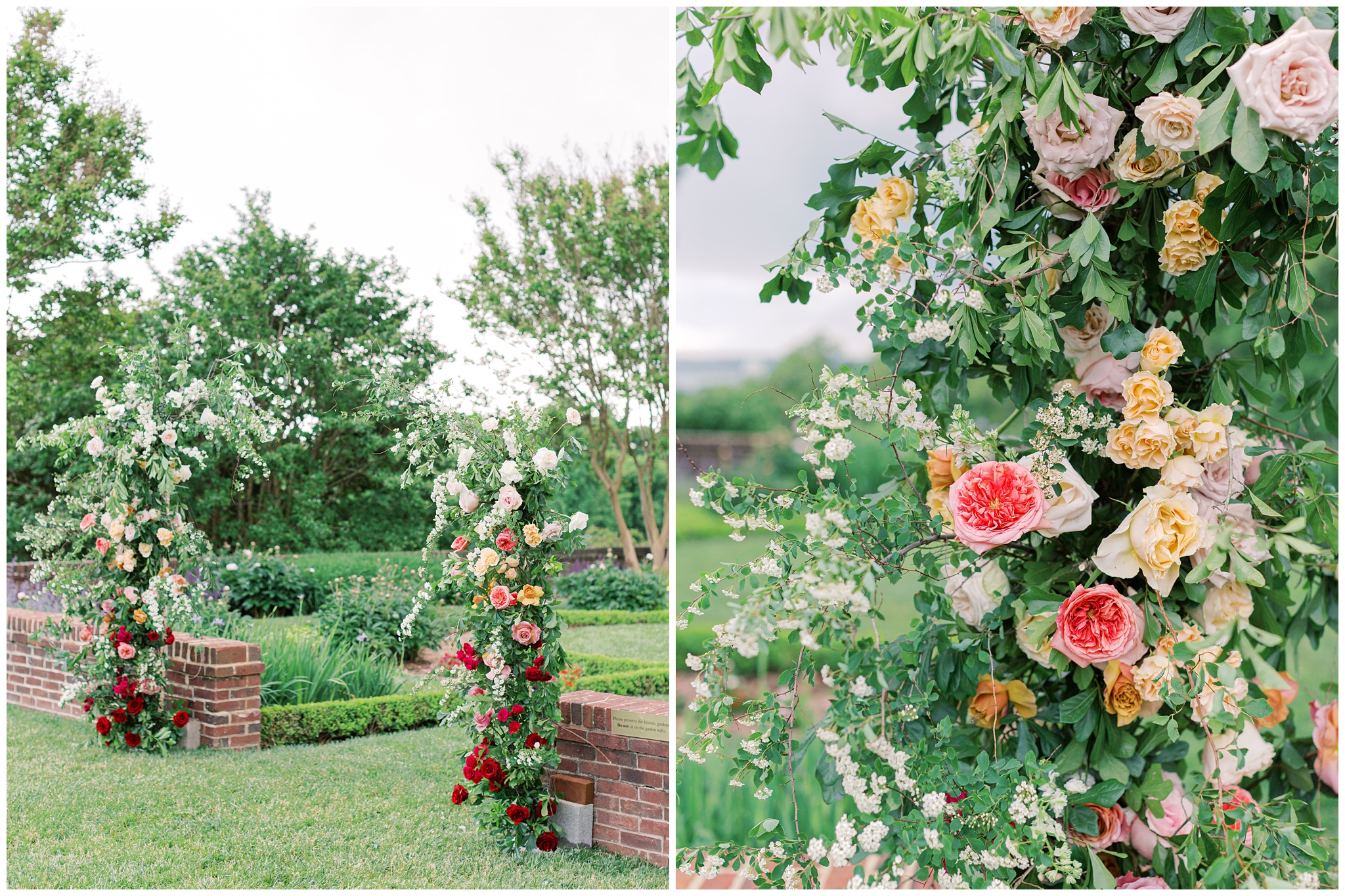 Oxon Hill Manor Wedding Ceremony Arch