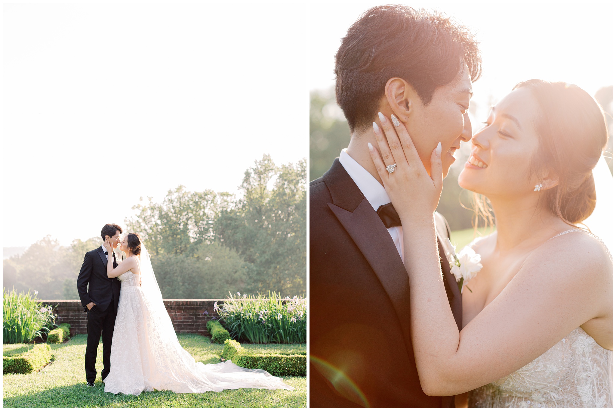 Oxon Hill Manor Bride and Groom Wedding Photos