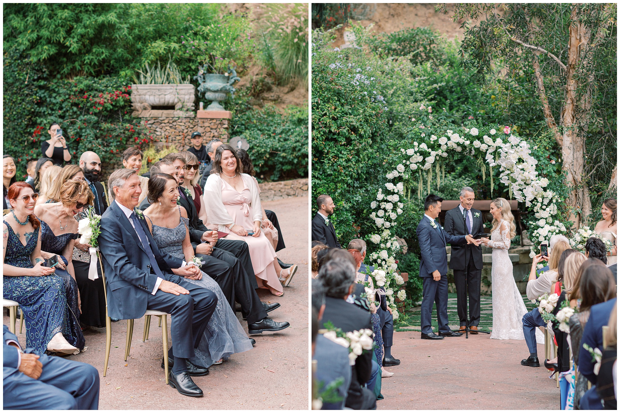 Wedding ceremony candids