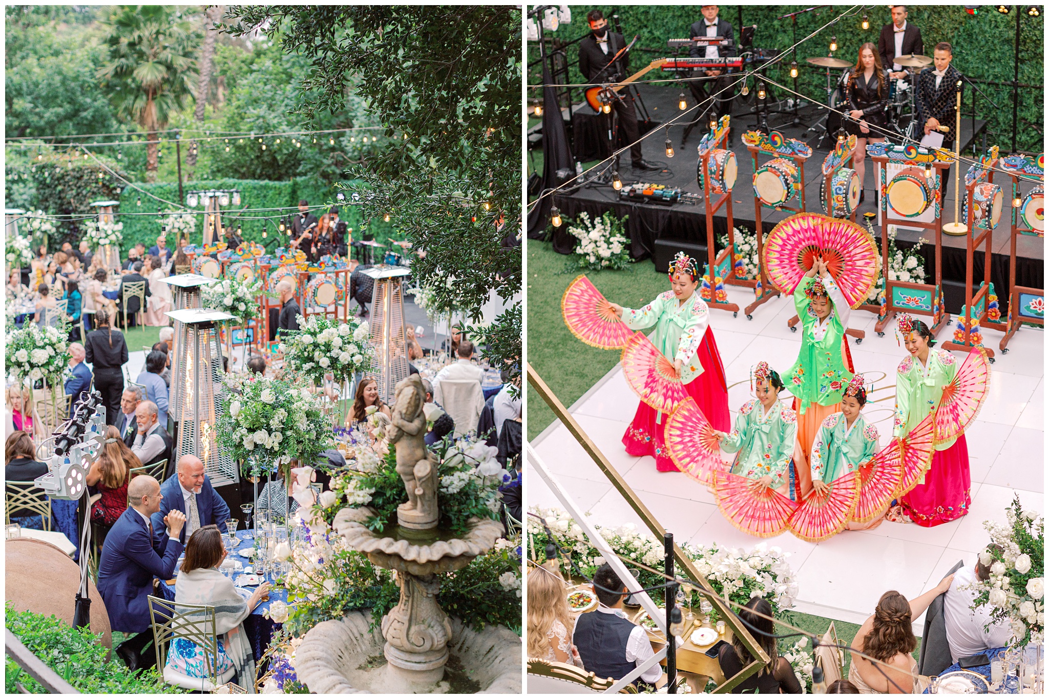 Houdini Estate wedding reception photos