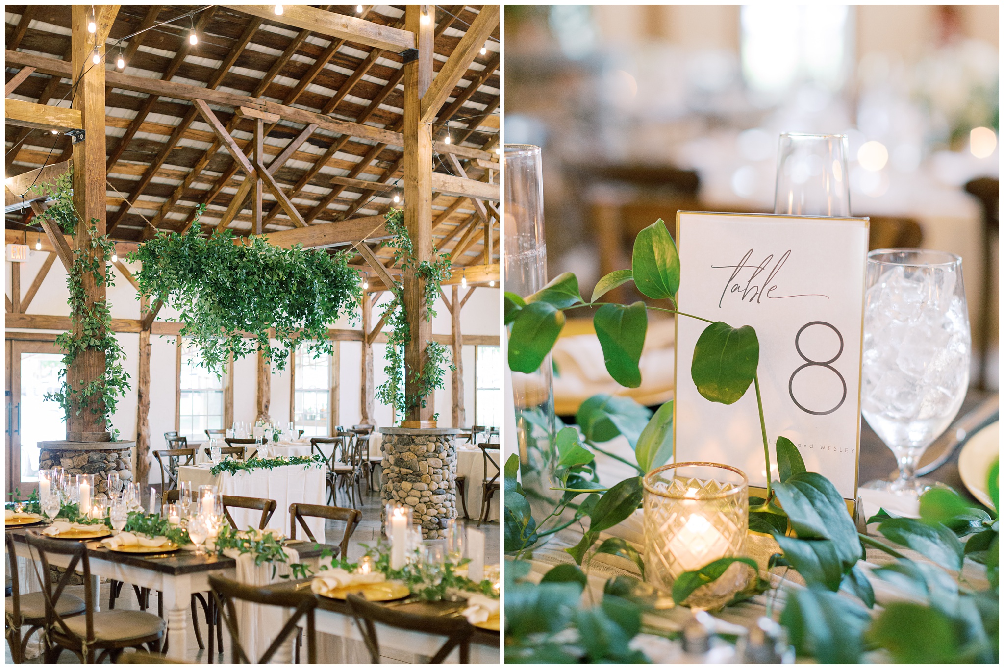 Great Marsh Estate wedding reception details