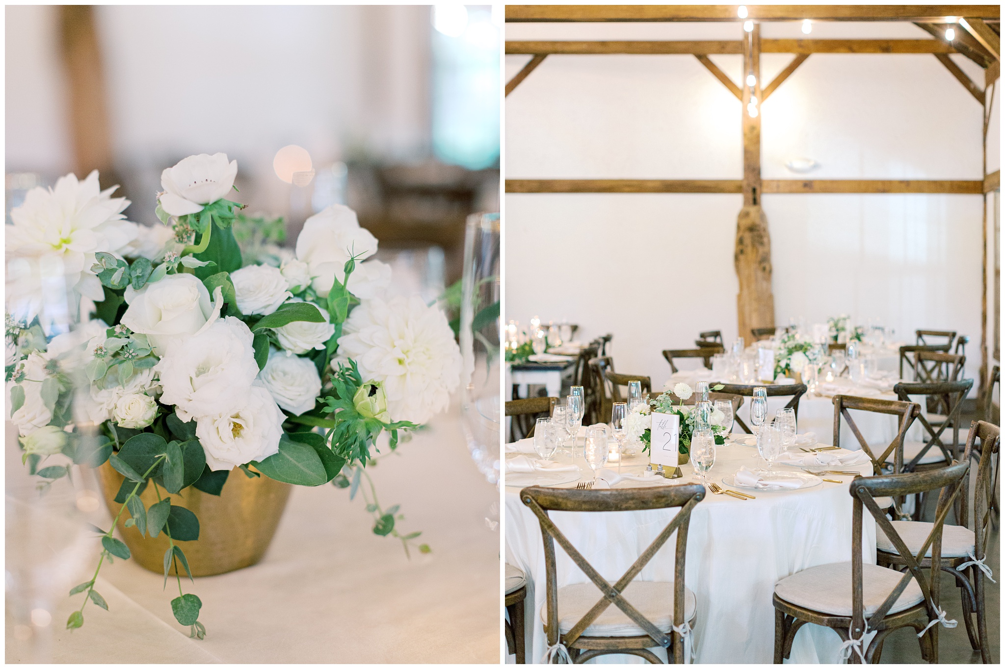 Great Marsh Estate wedding reception details