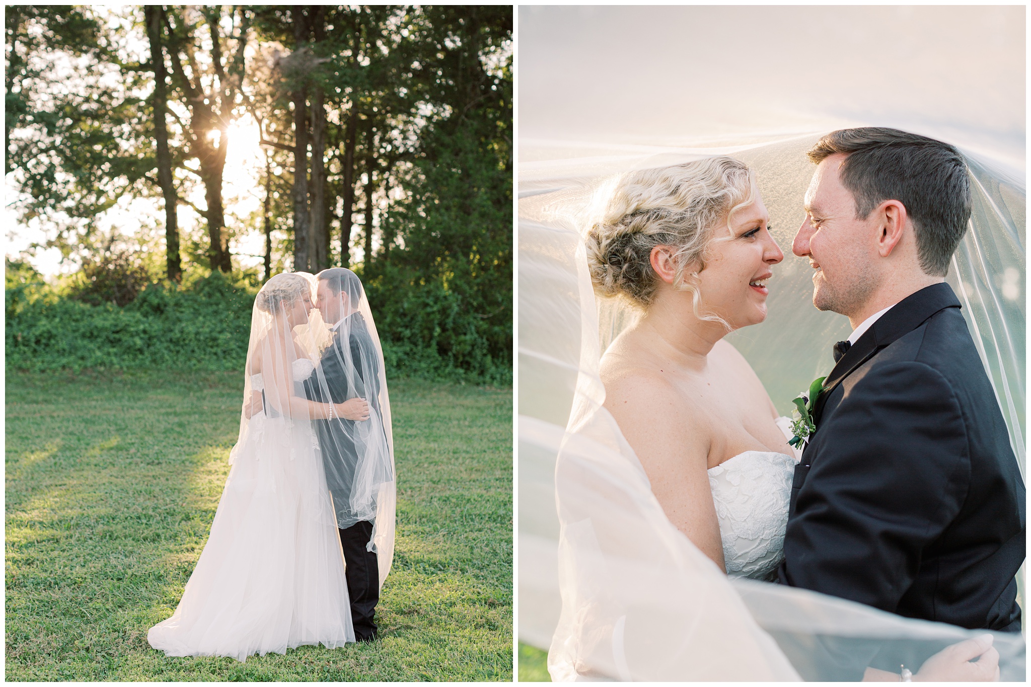 Bride and Groom sunset portraits